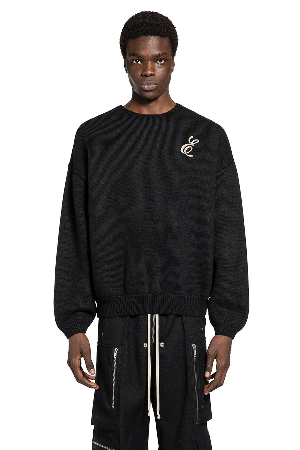 Оригінальна Waffle Crewneck Sweater Fear of god – боковий вид