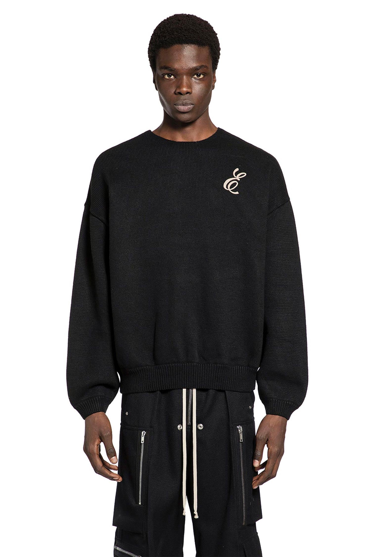 Оригінальна Waffle Crewneck Sweater Fear of god – боковий вид - FEAR OF GOD