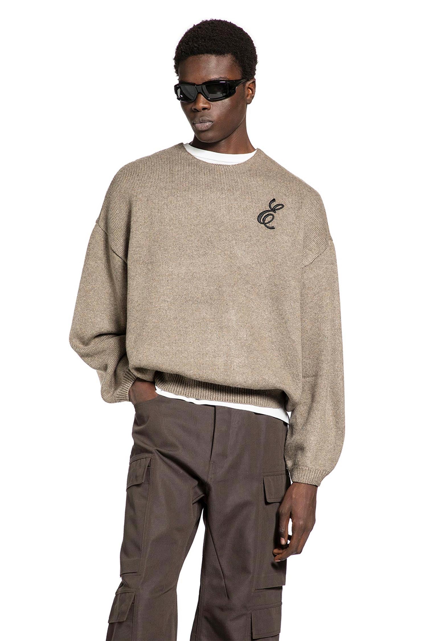 Оригінальна Waffle Crewneck Sweater Fear of god – боковий вид - FEAR OF GOD