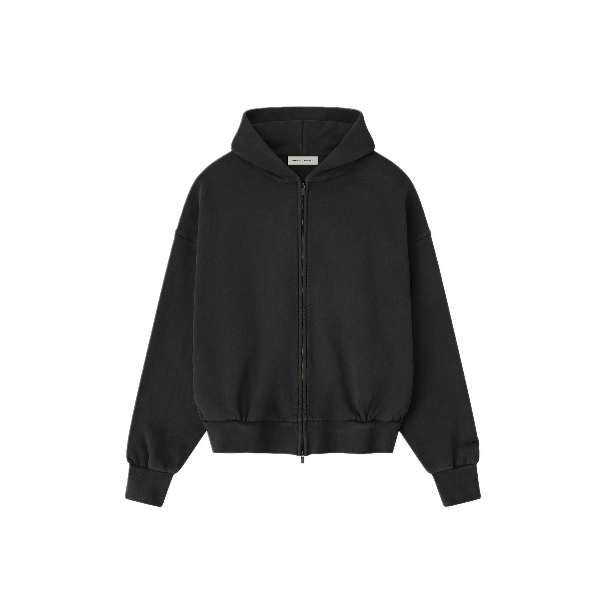 Mens Classic Full Zip Hoodie Fear of god оригінал – Купити в Україні – боковий вид - FEAR OF GOD