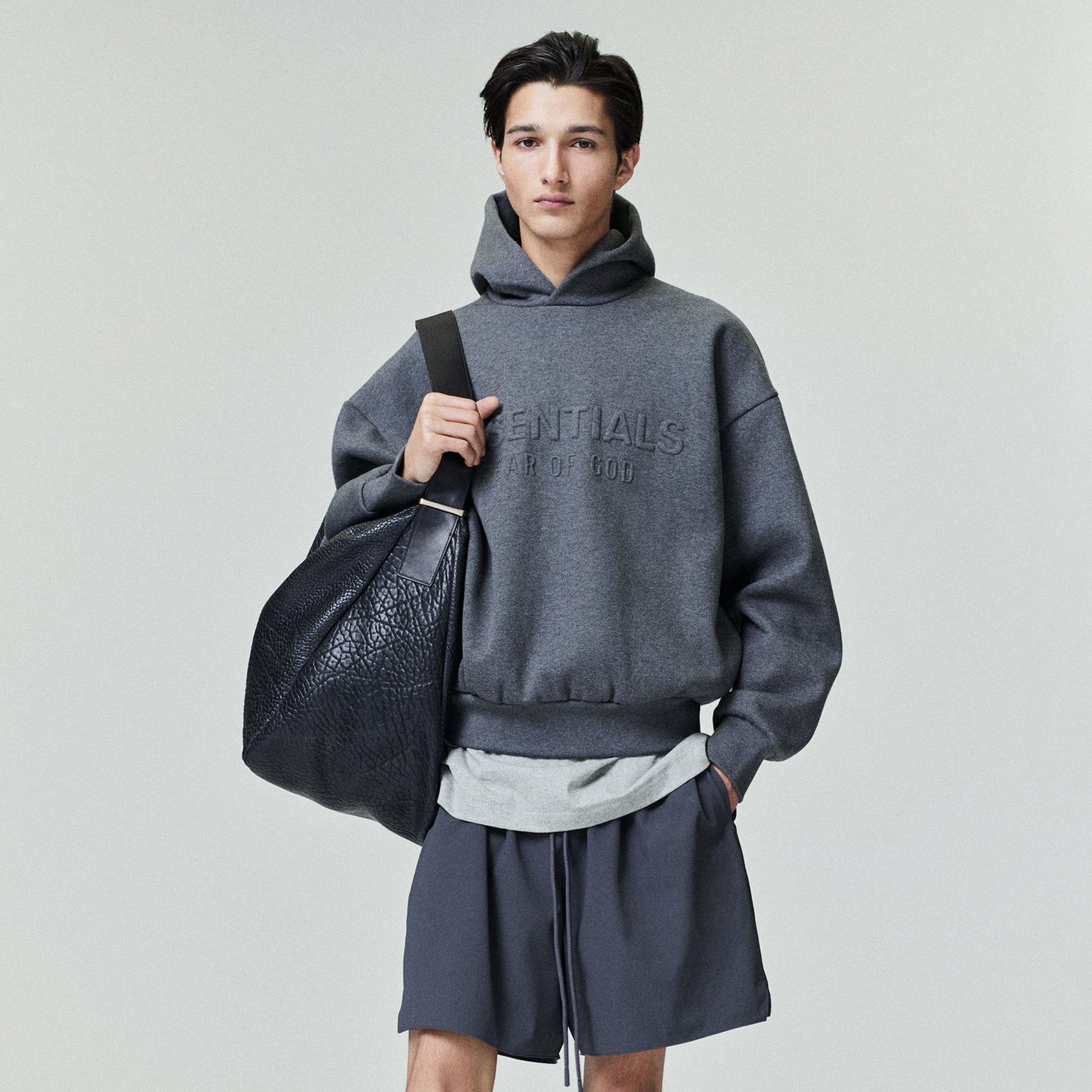 Mens Classic Hoodie Fear of god – Гарантія оригінальності – вид ззаду - FEAR OF GOD