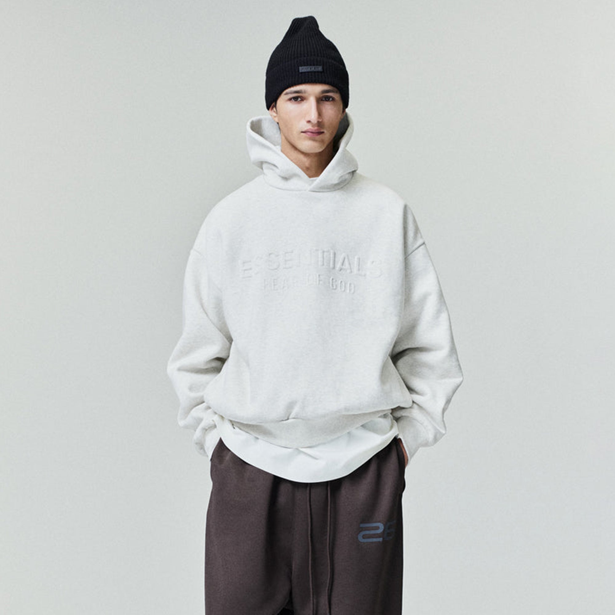 Mens Classic Hoodie Fear of god – Гарантія оригінальності – вид ззаду - FEAR OF GOD