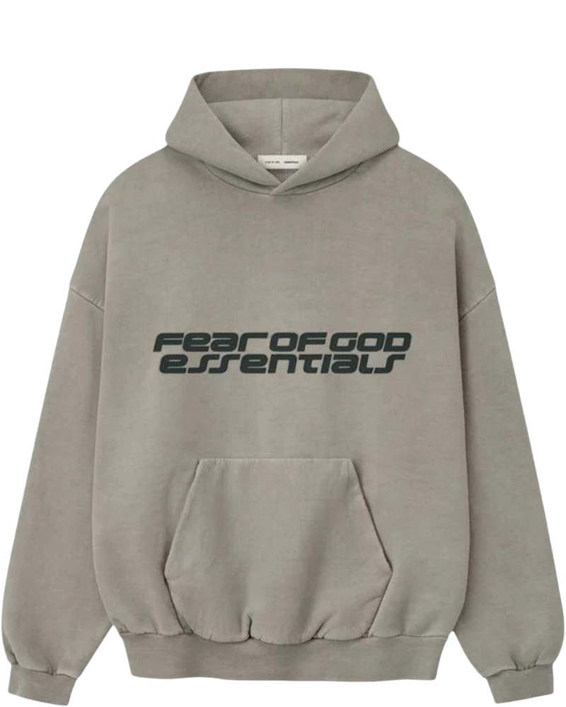 Essentials Smoke Grey Heavy Fleece 90s Hoodie Fear of god оригінал – Купити в Україні