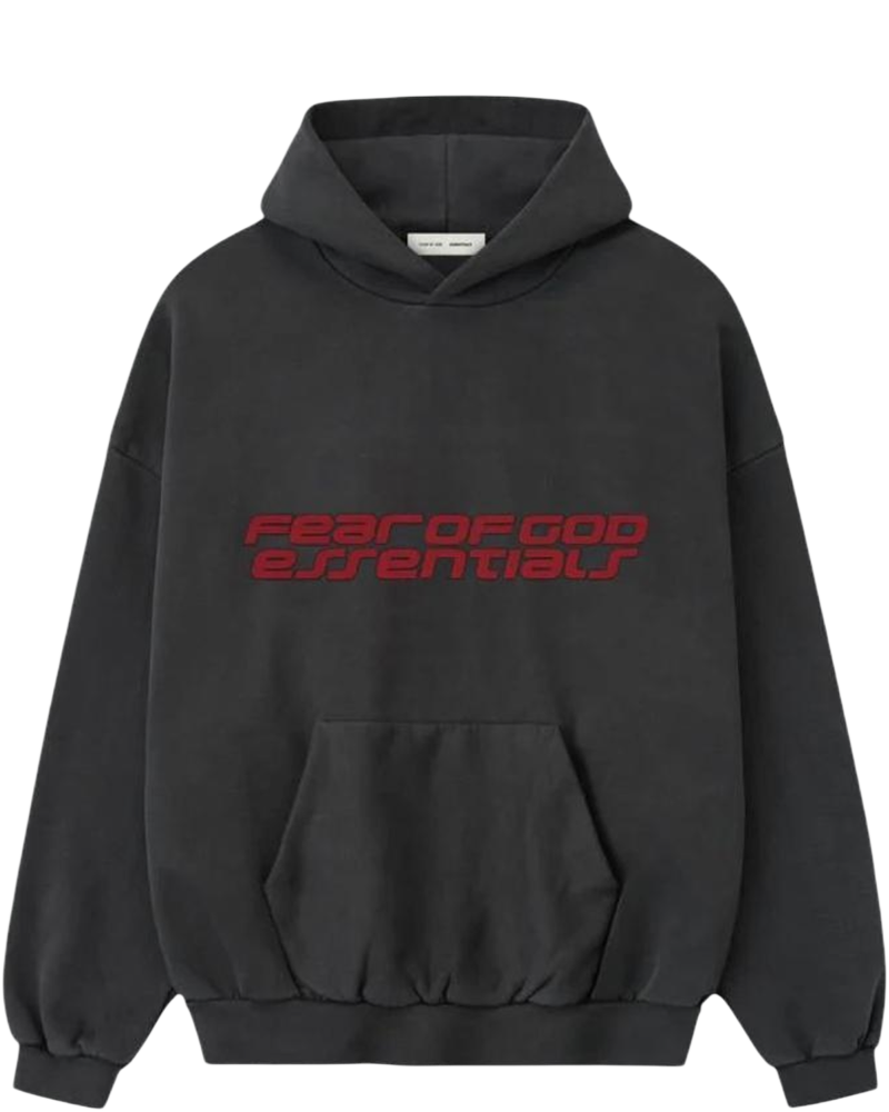 Essentials Iron Grey Heavy Fleece 90s Hoodie Fear of god оригінал – Купити в Україні