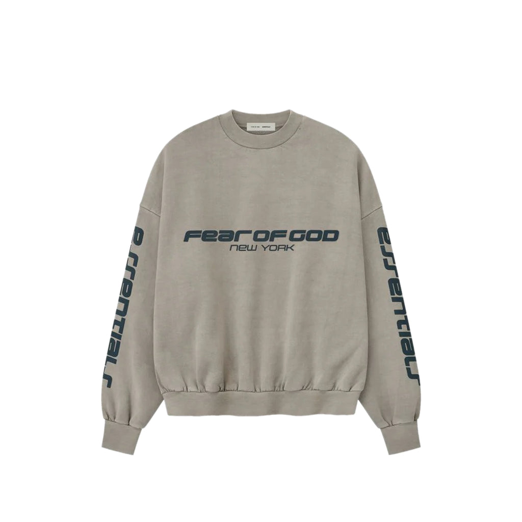 Оригінальна Mens Heavy Fleece Cropped Relaxed Sweatshirt Fear of god – боковий вид