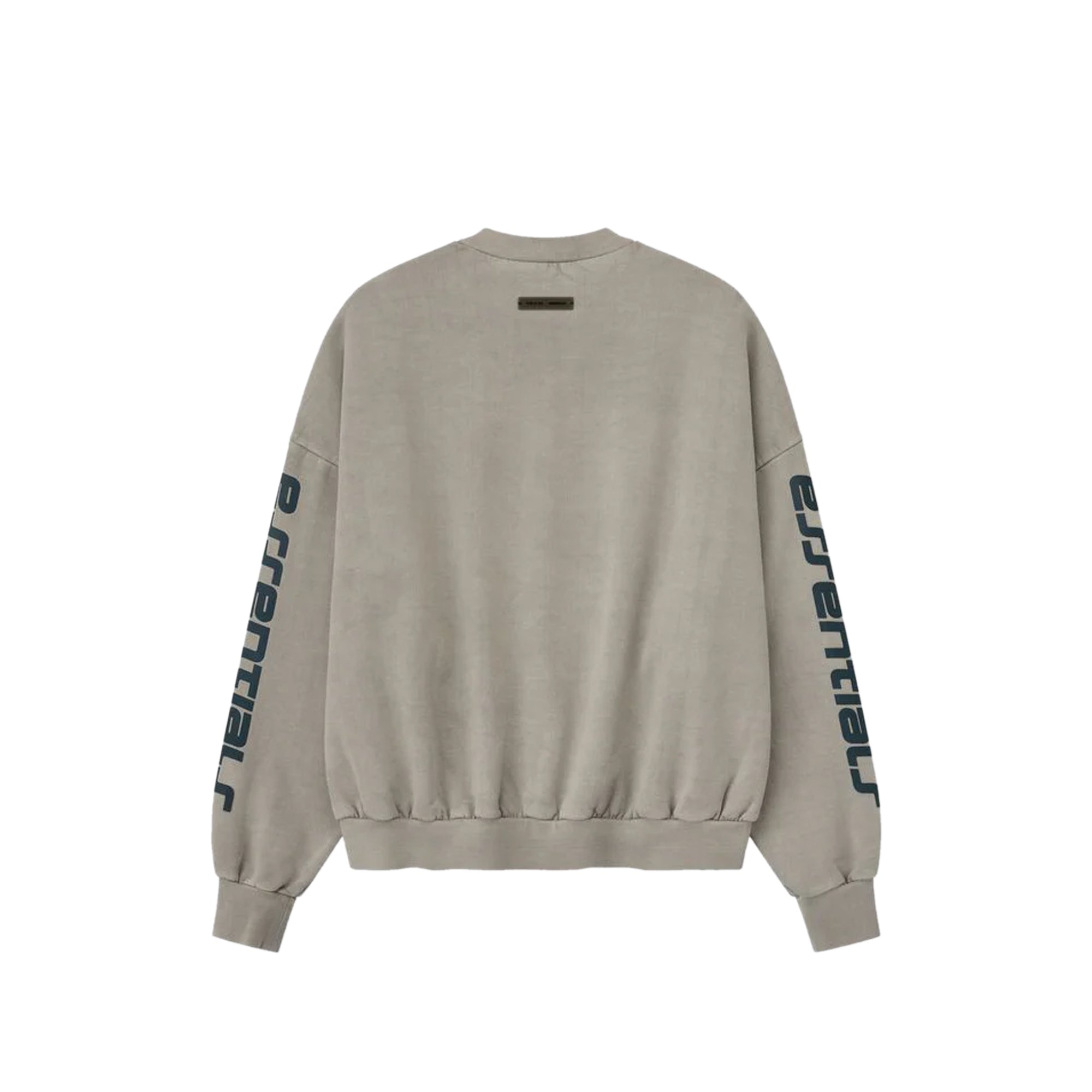 Оригінальна Mens Heavy Fleece Cropped Relaxed Sweatshirt Fear of god – вид ззаду - FEAR OF GOD