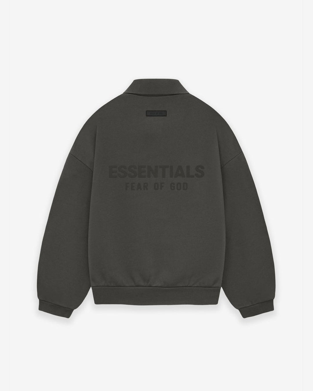 Essentials Ink Long Sleeve Polo Fear of god оригінал – Купити в Україні – вид ззаду - FEAR OF GOD
