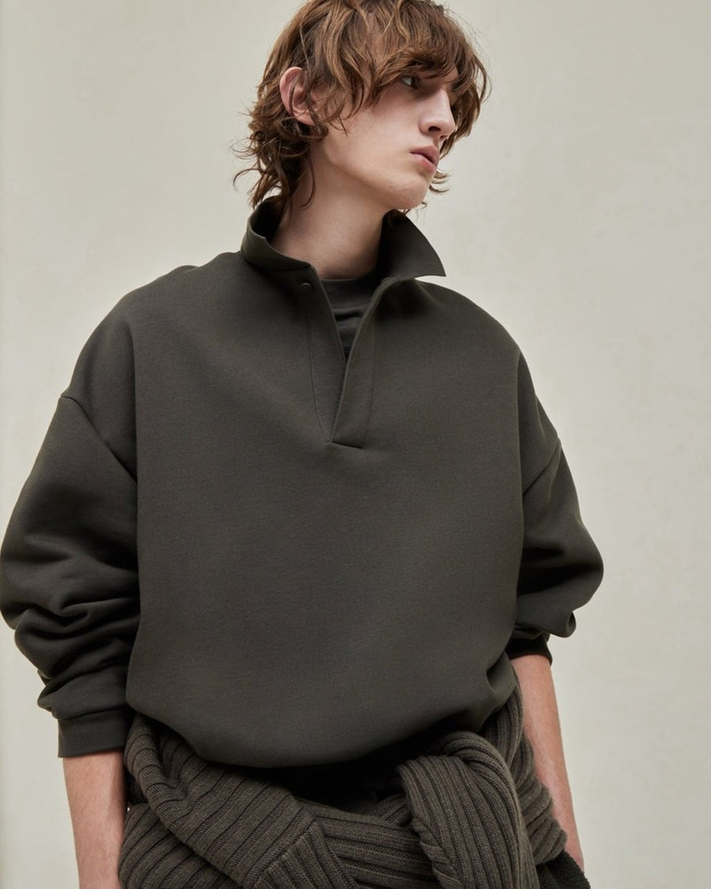 Essentials Ink Long Sleeve Polo Fear of god оригінал – Купити в Україні – збільшений вид