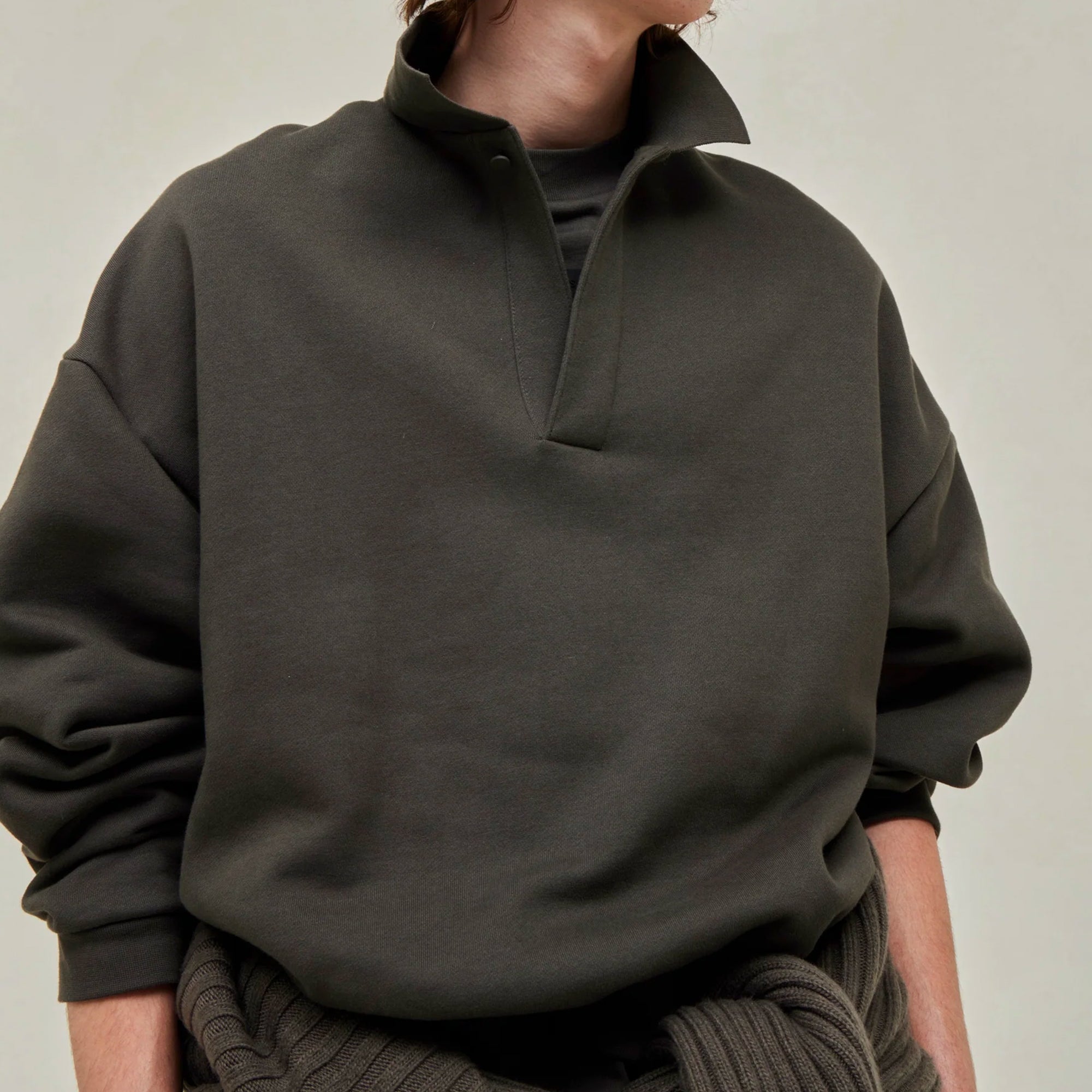 Mens Ls Polo Shirt Fear of god – Гарантія оригінальності – детальний вид - FEAR OF GOD