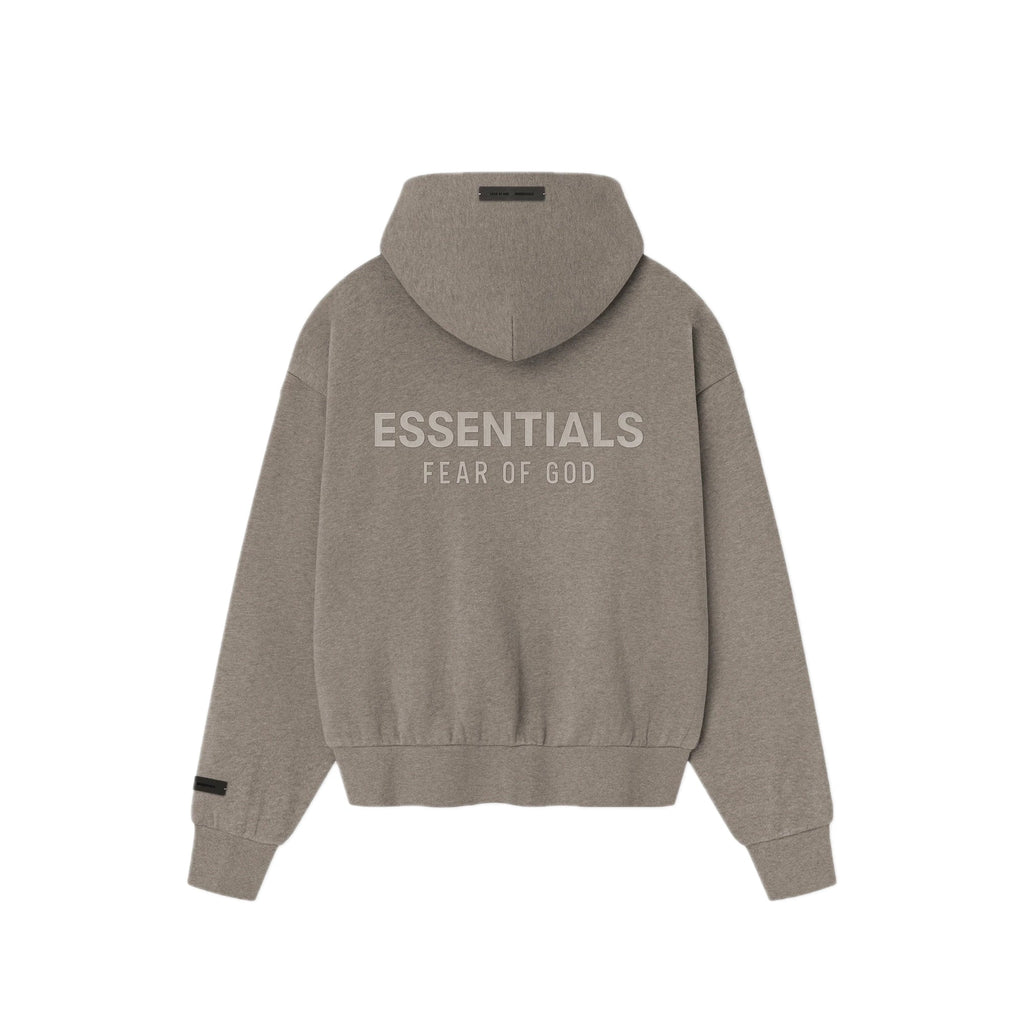 Mens Classic Fit Fleece Zip Up Hoodie Fear of god – Гарантія оригінальності – вид ззаду