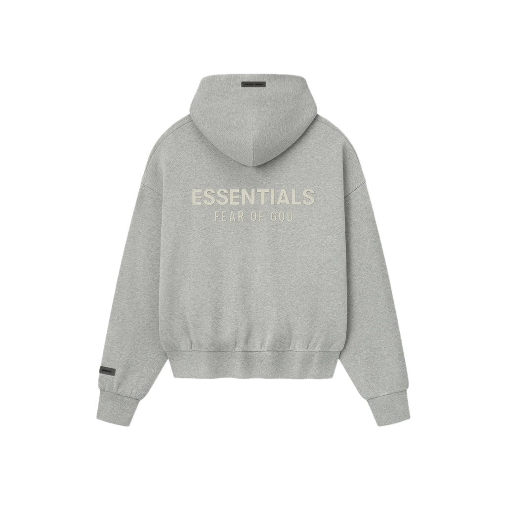 Оригінальна ESSENTIALS Mens Classic Fit Fleece Zip-Up Hoodie FEAR OF GOD – вид ззаду