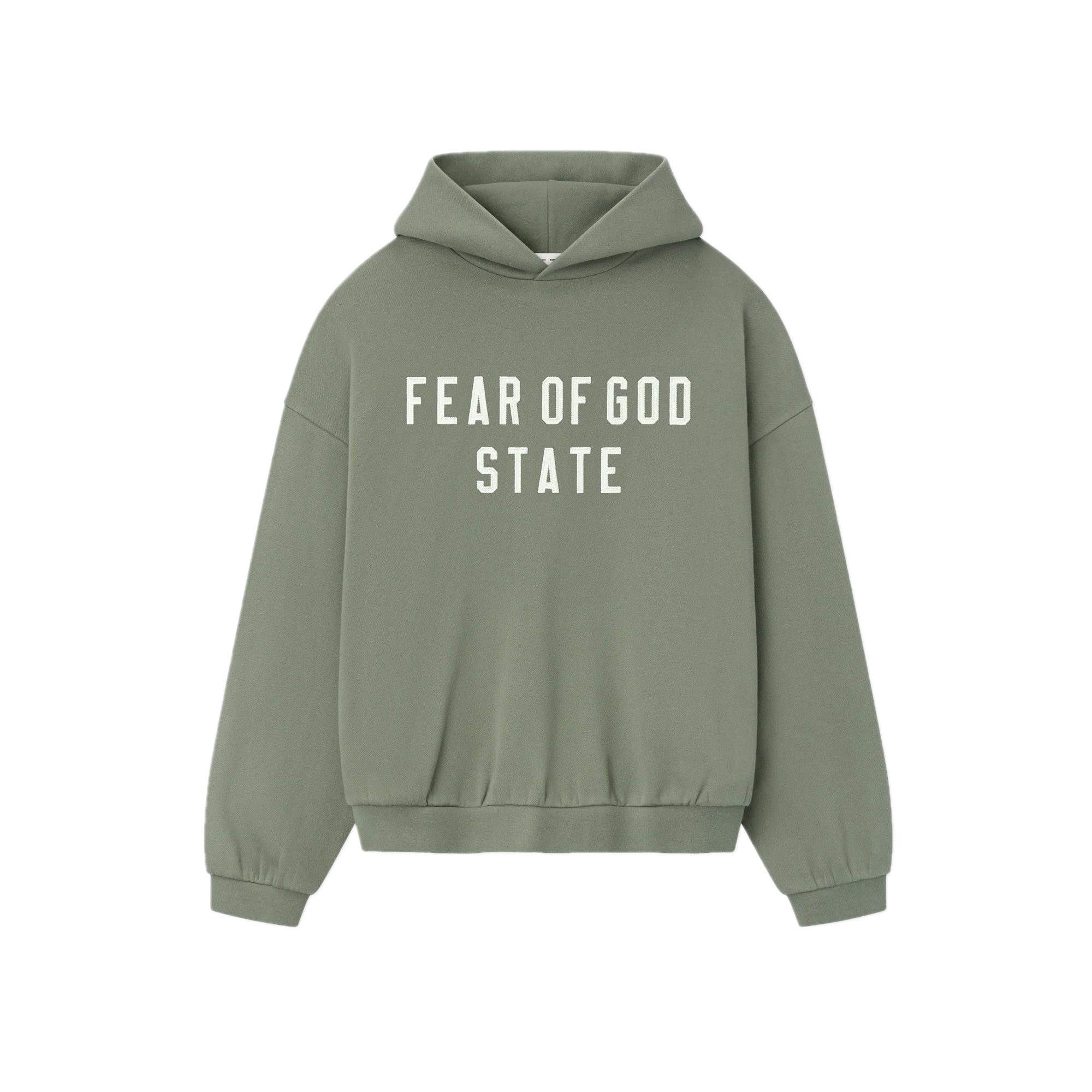 ESSENTIALS Mens 90S Fit Fleece Hoodie FEAR OF GOD оригінал – Купити в Україні – боковий вид