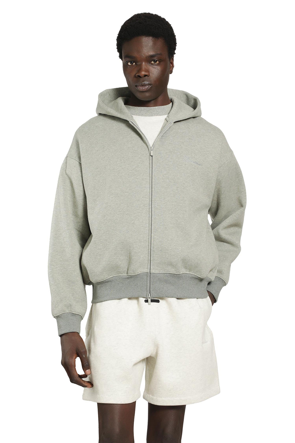 Signature Classic Full Zip Hoodie Fear of god оригінал – Купити в Україні – боковий вид