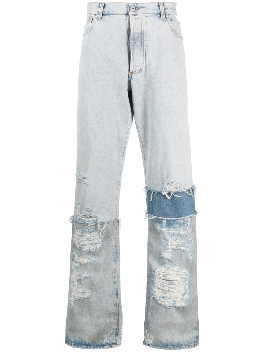 Multi-Panel Denim Jeans Heron preston оригінал – Купити в Україні – боковий вид