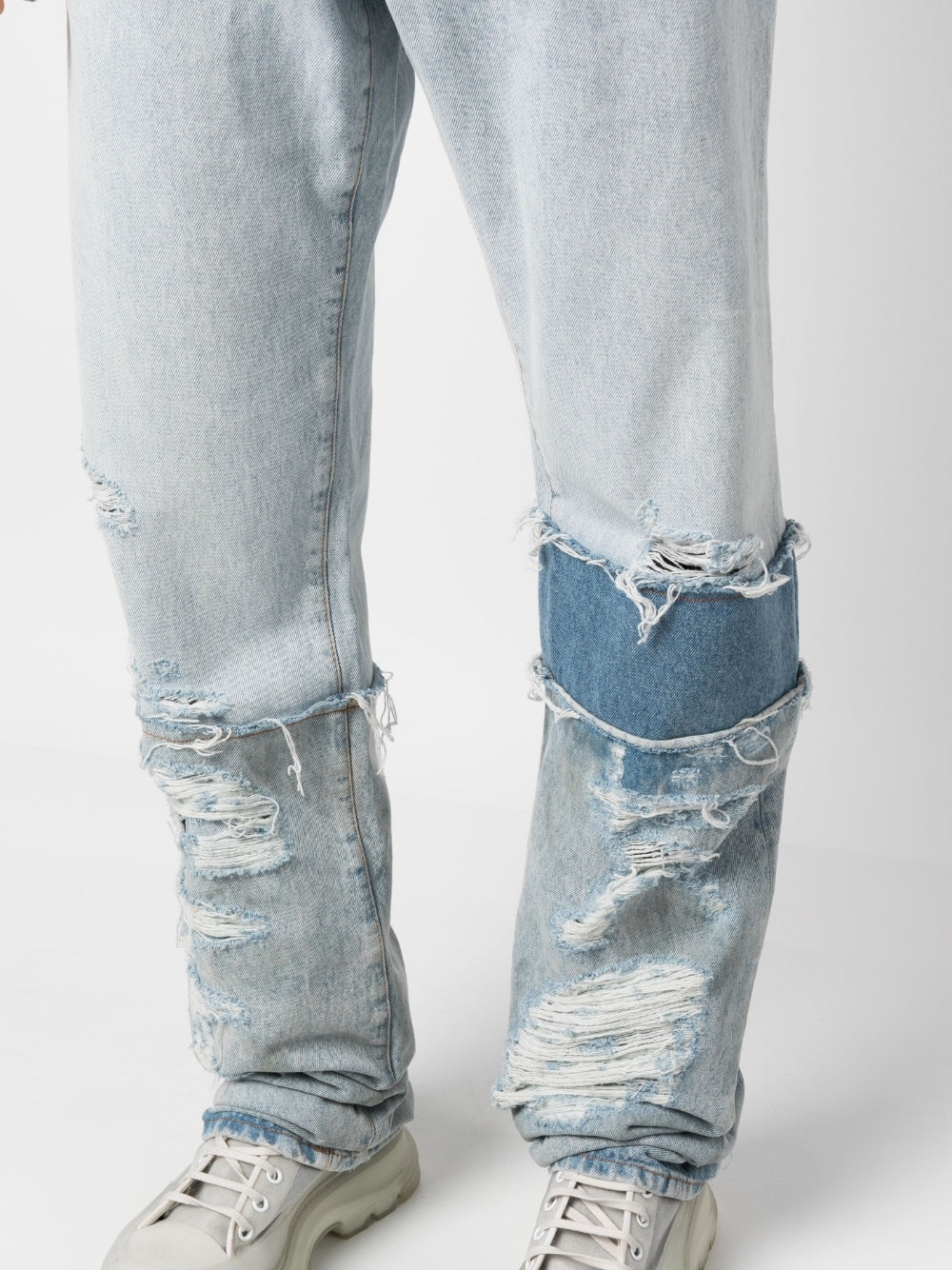 Multi-Panel Denim Jeans Heron preston оригінал – Купити в Україні – вид ззаду