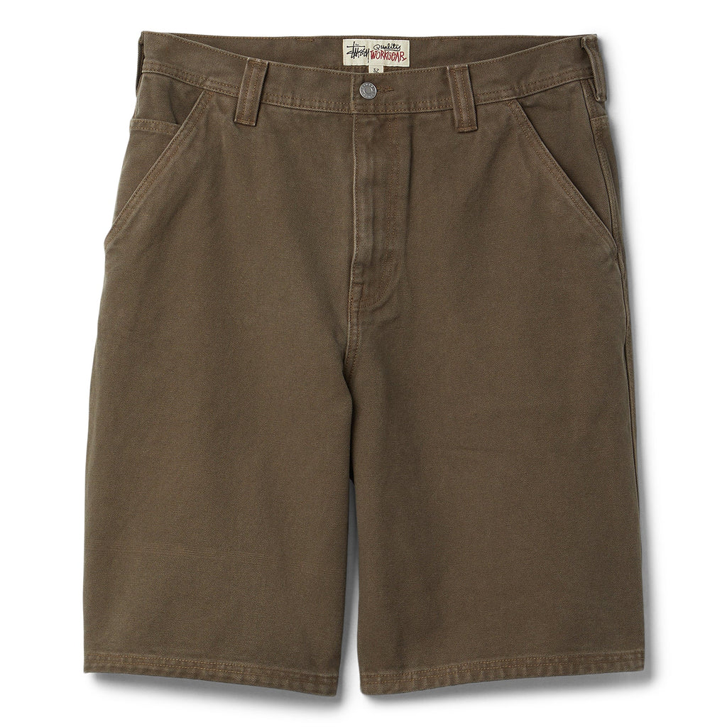 Work Short Washed Canvas Shorts Stussy – Гарантія оригінальності – боковий вид