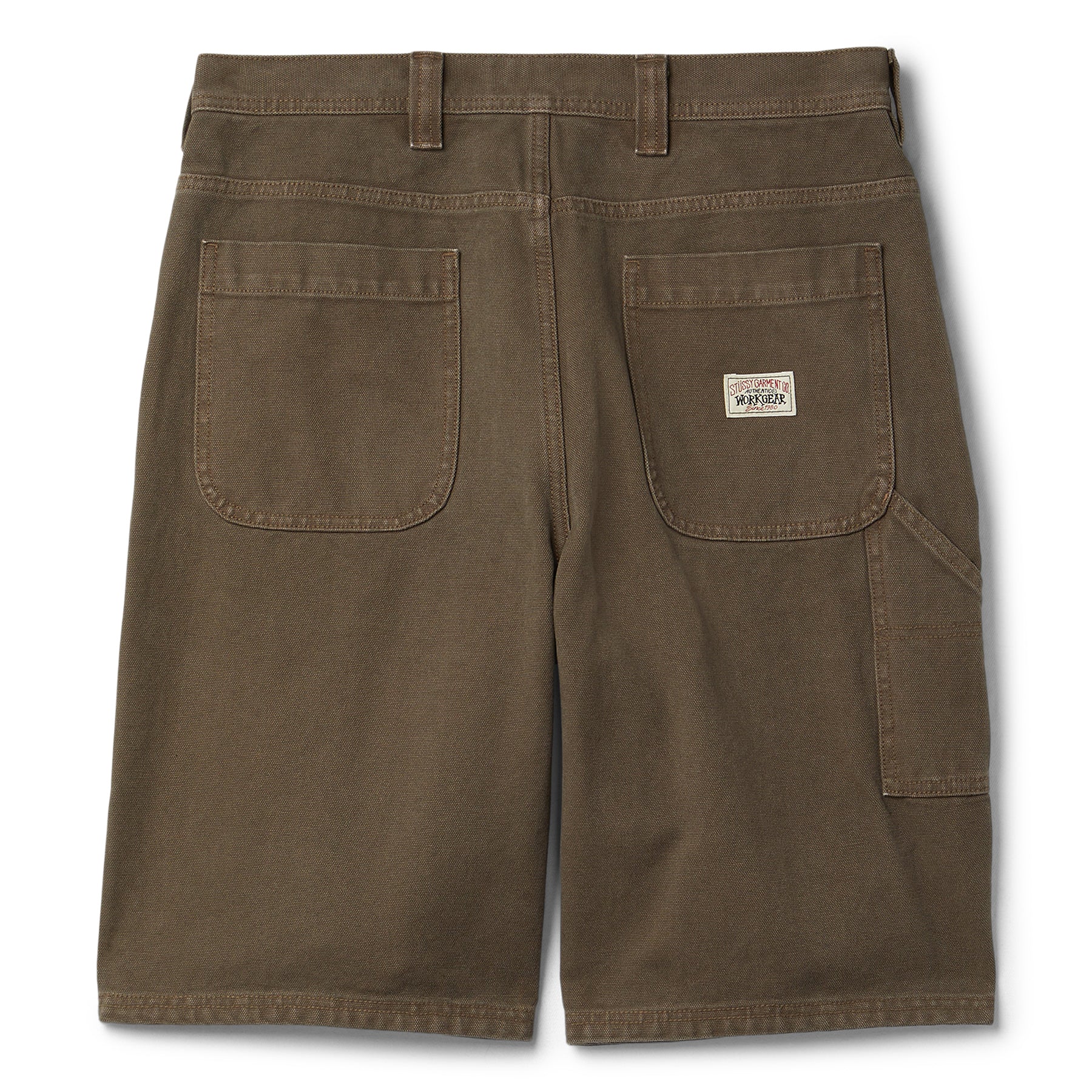 Work Short Washed Canvas Shorts Stussy – Гарантія оригінальності – вид ззаду