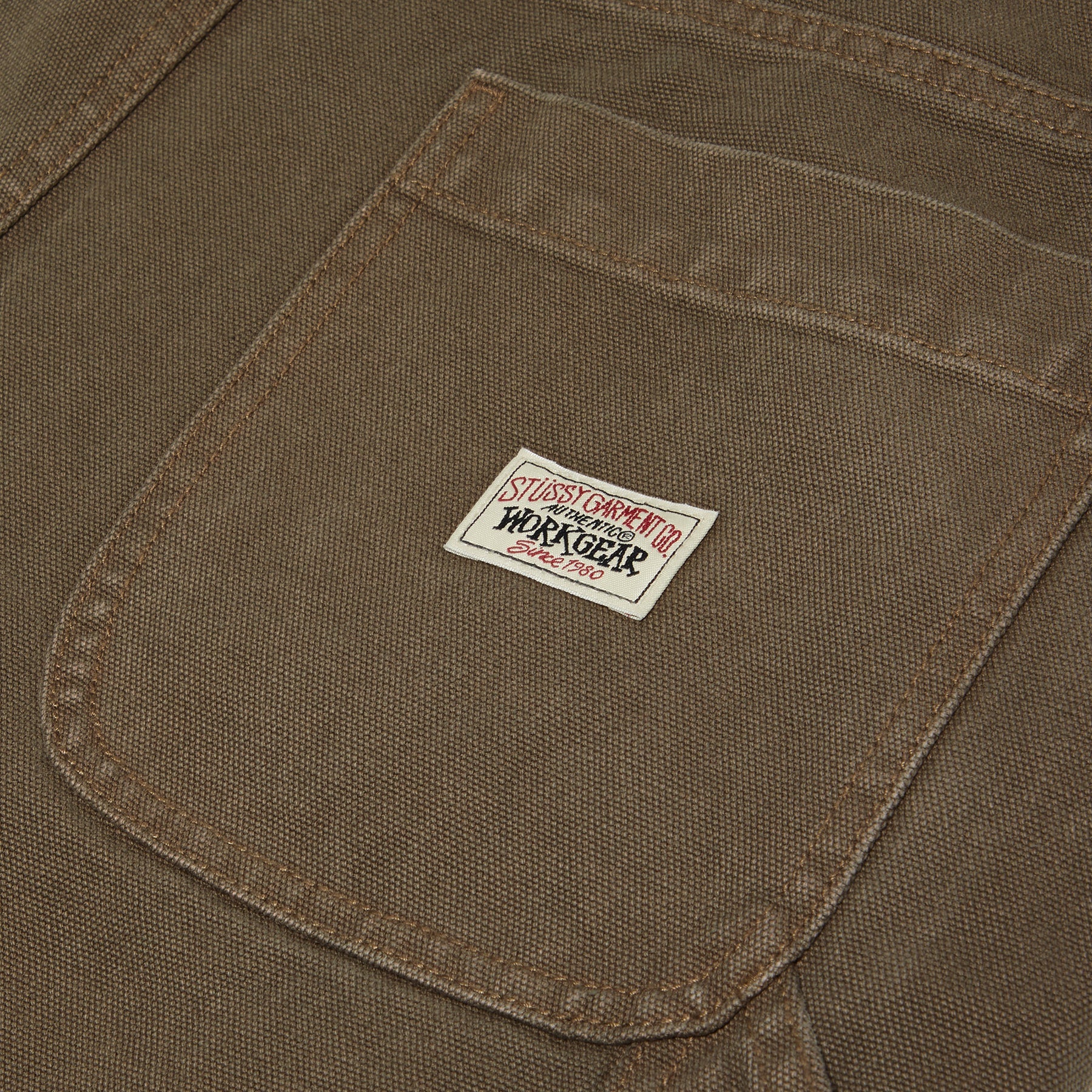 Work Short Washed Canvas Shorts Stussy – Гарантія оригінальності – детальний вид