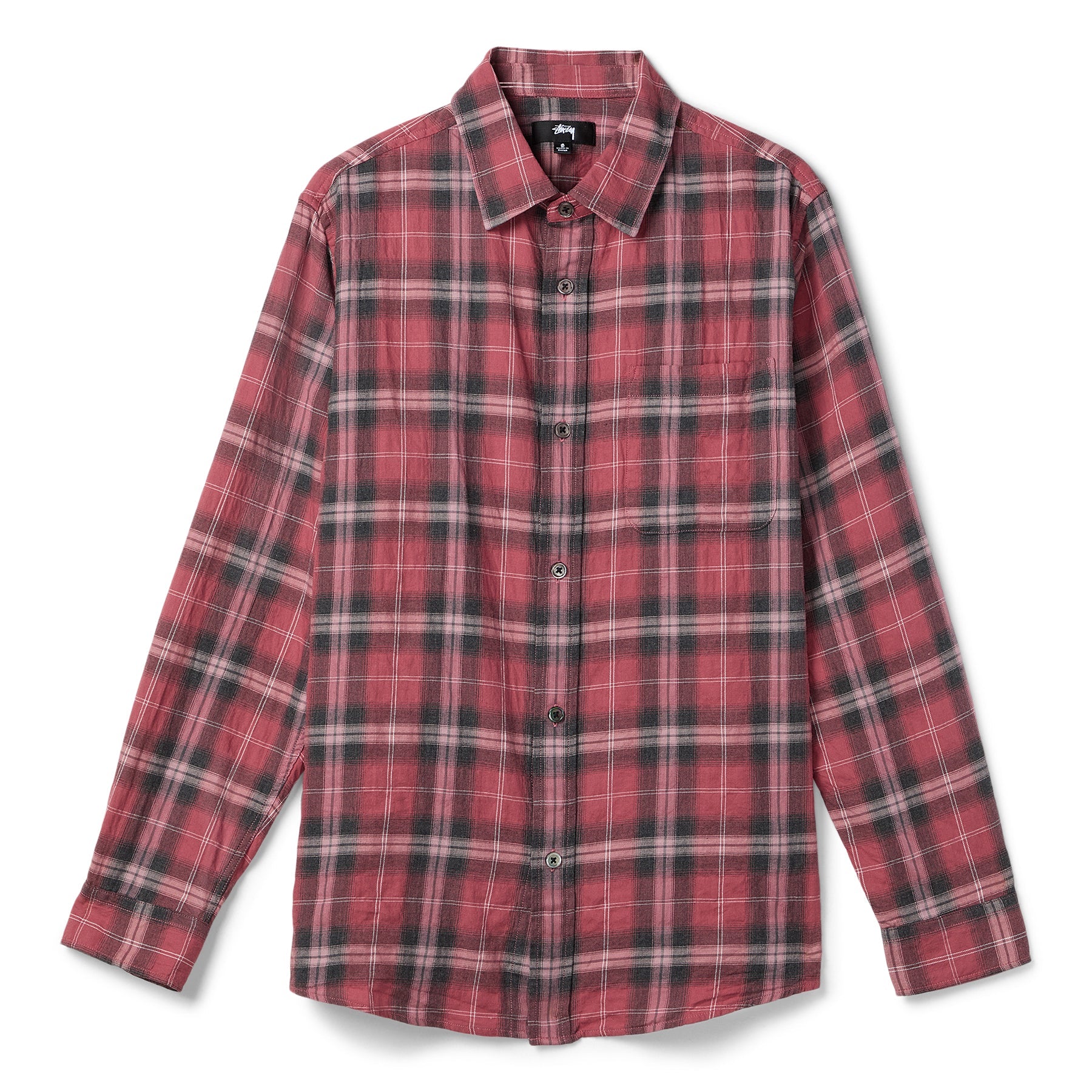 Beach Plaid Shirt Stussy – Гарантія оригінальності – боковий вид