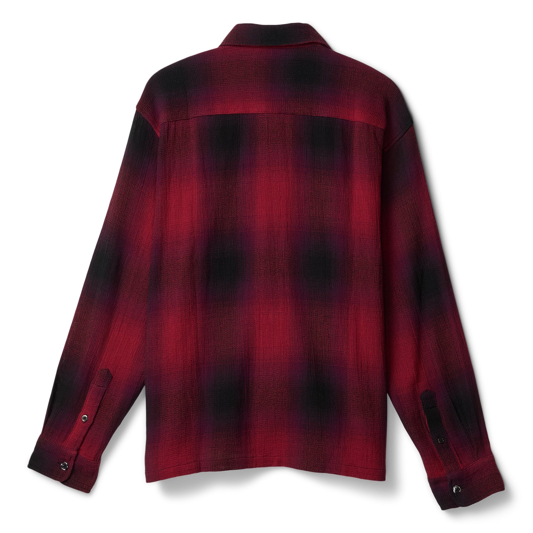 Loose Weave Plaid Shirt Stussy – Гарантія оригінальності – вид ззаду