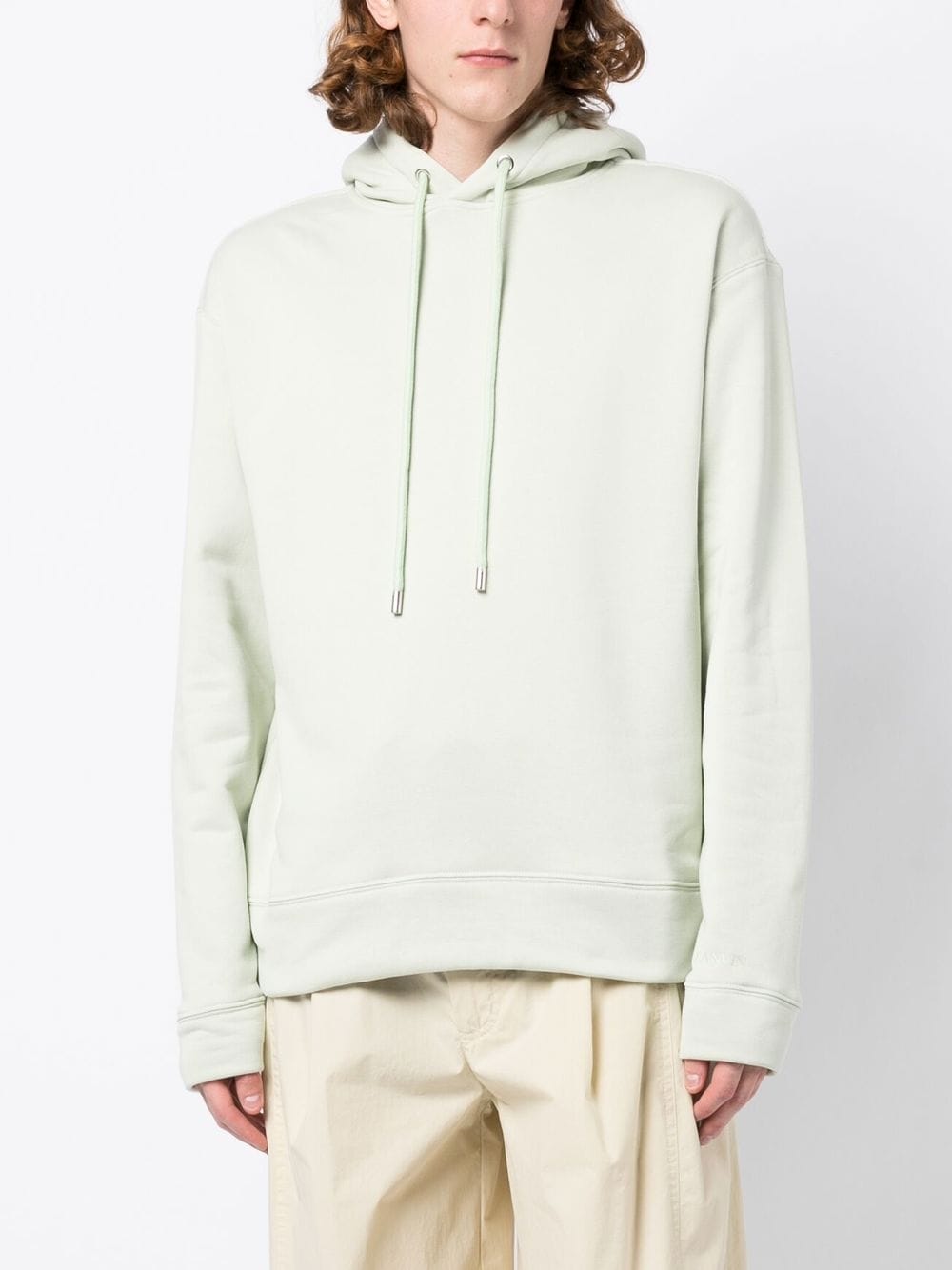 Graphic-Print Cotton Hoodie Lanvin – Гарантія оригінальності – вид ззаду