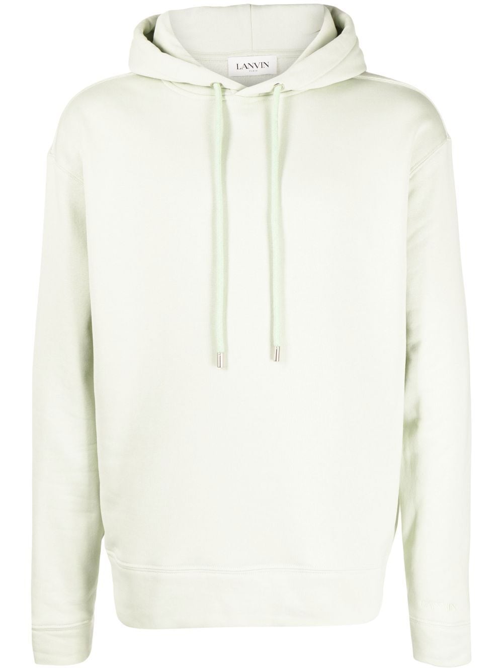 Graphic-Print Cotton Hoodie Lanvin – Гарантія оригінальності – боковий вид