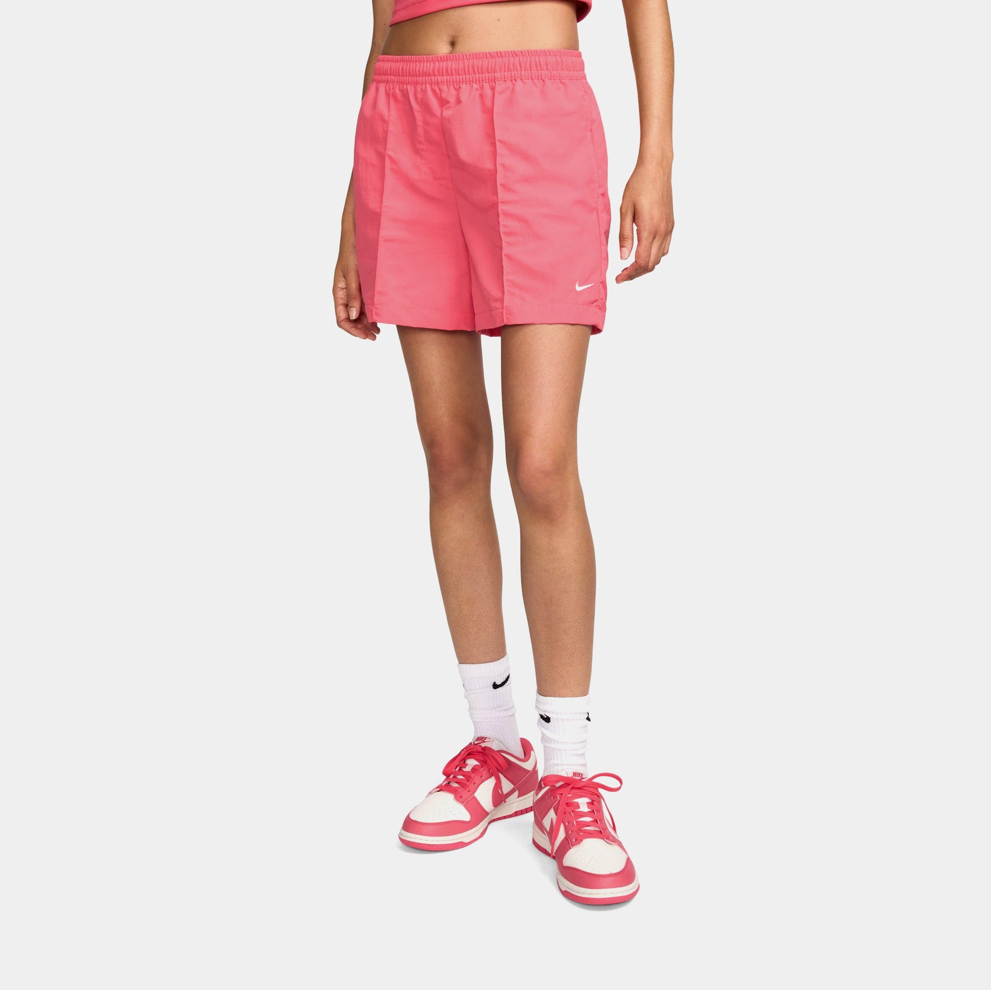 Nsw MID Rise Woven Womens Shorts Nike оригінал – Купити в Україні – боковий вид