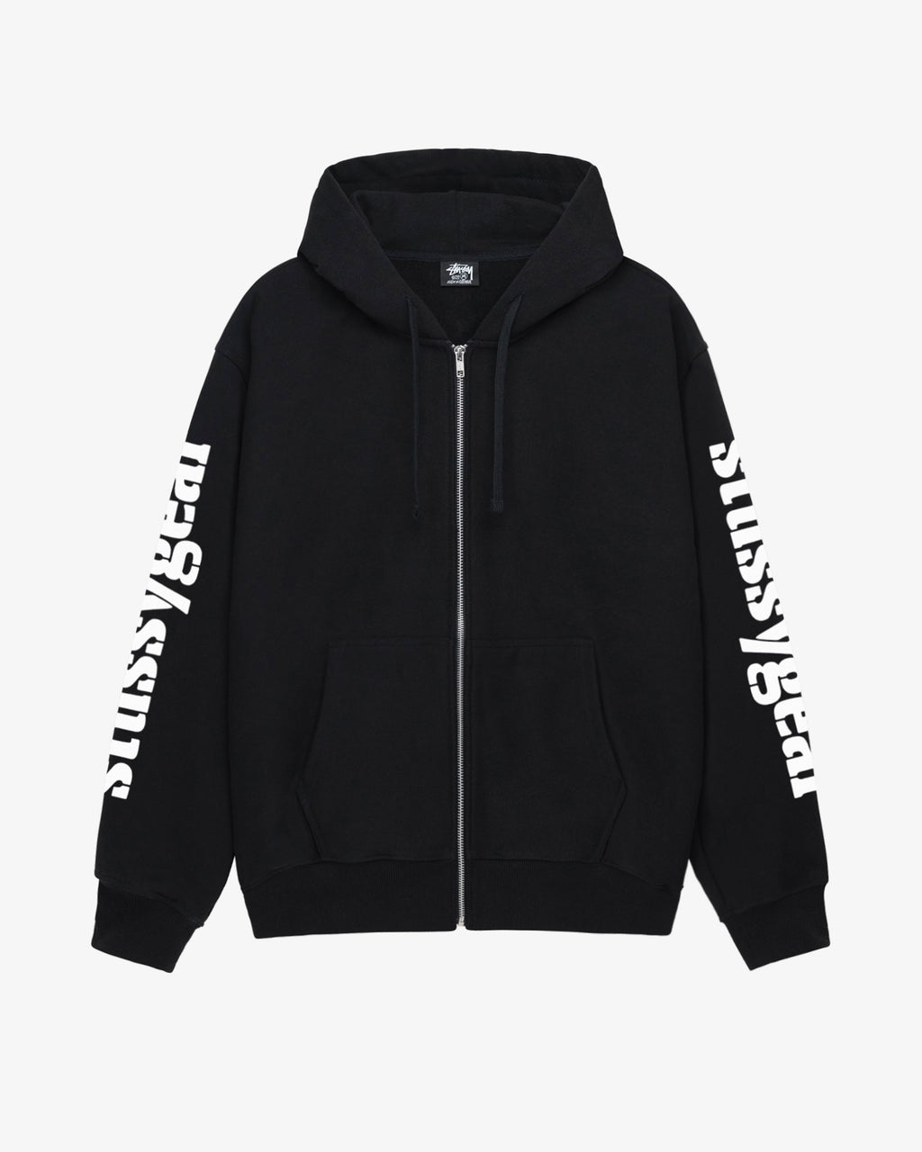 Mens Stussy Gear Zip Hoodie Stussy оригінал – Купити в Україні – боковий вид