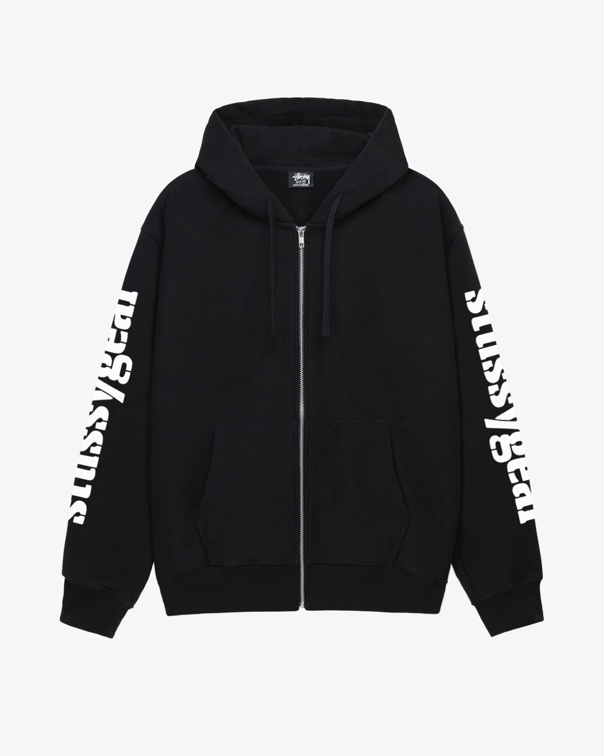 Mens Stussy Gear Zip Hoodie Stussy оригінал – Купити в Україні – боковий вид