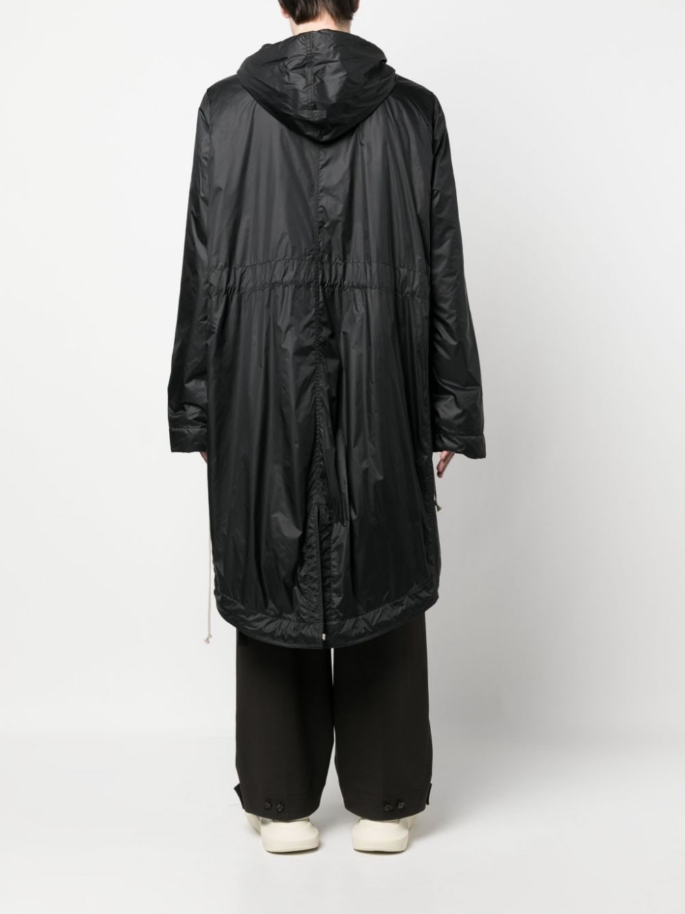 Оригінальна Fishtail Hooded Raincoat Rick owens – збільшений вид