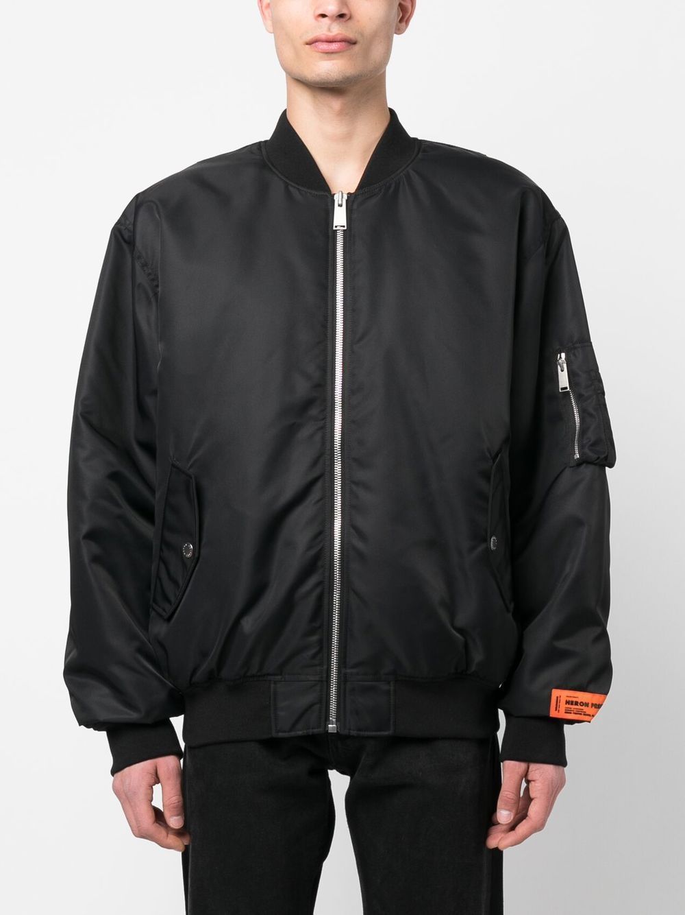 Оригінальна Padlock-Patch Bomber Jacket Heron preston – збільшений вид