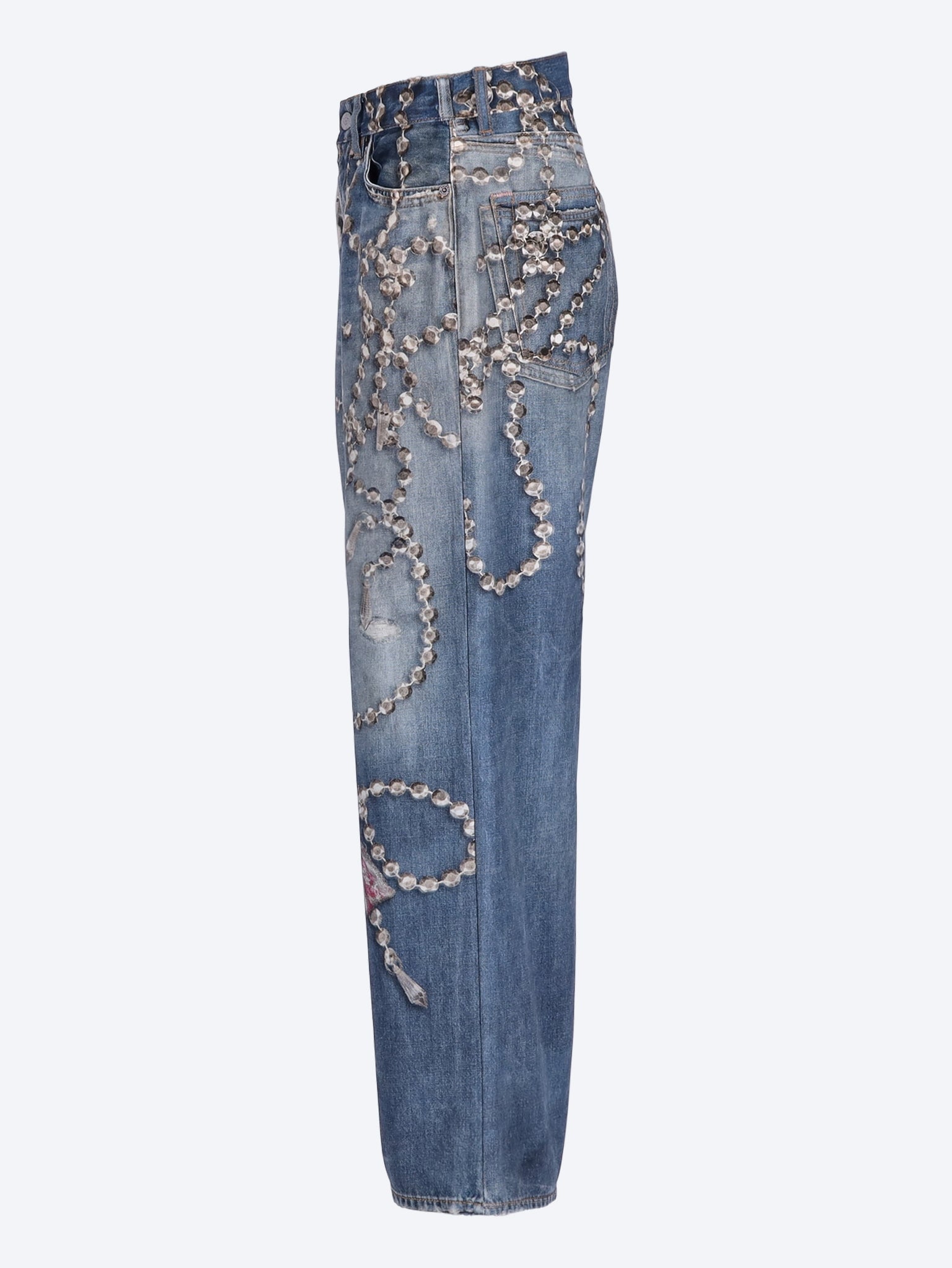 Оригінальна 1981 Loose Fit Jeans Acne studios – вид ззаду