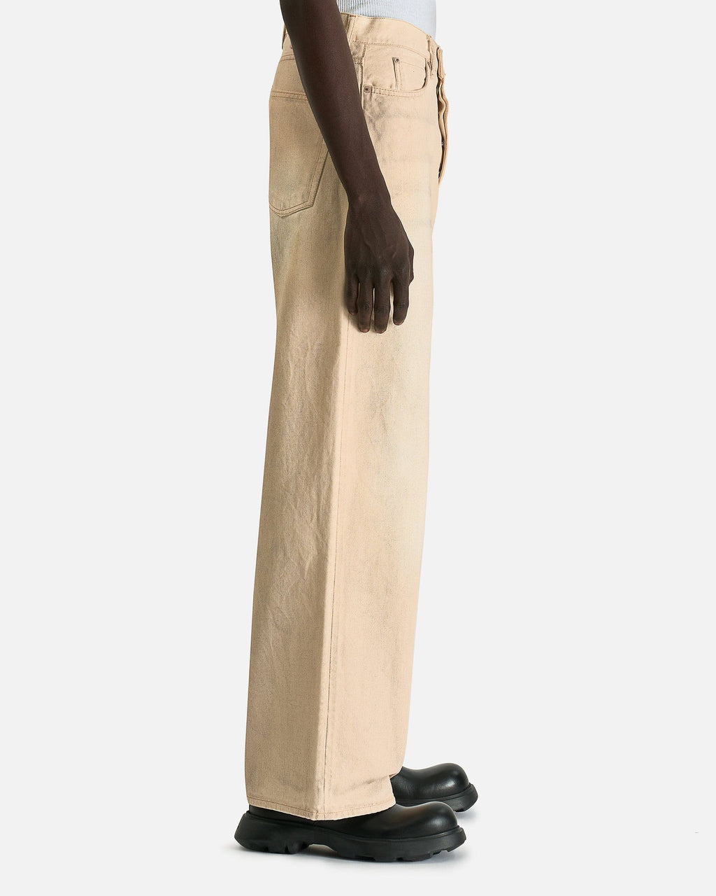 1981 Traffic Denim In Sand Beige Acne studios оригінал – Купити в Україні – вид ззаду