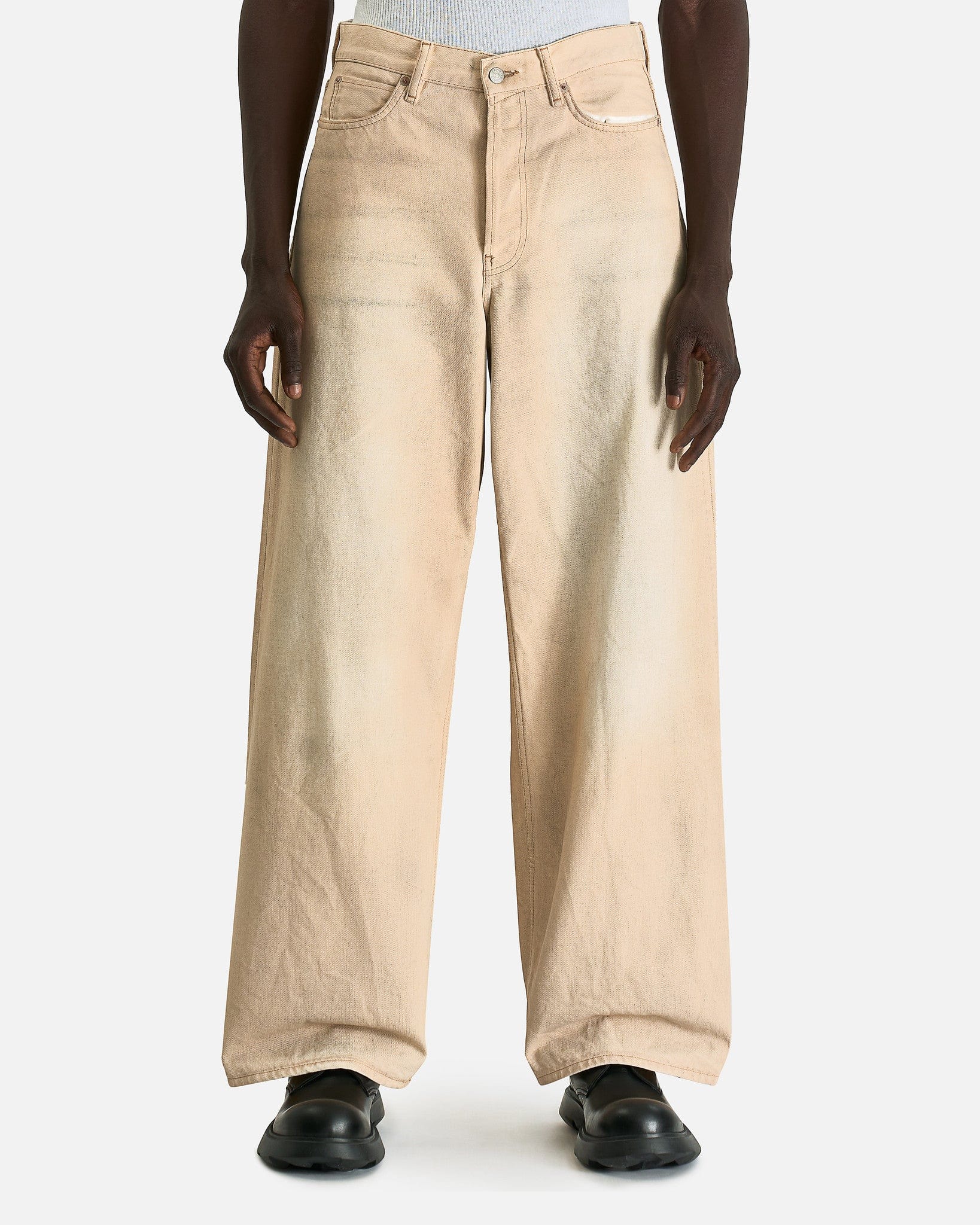 1981 Traffic Denim In Sand Beige Acne studios оригінал – Купити в Україні – боковий вид