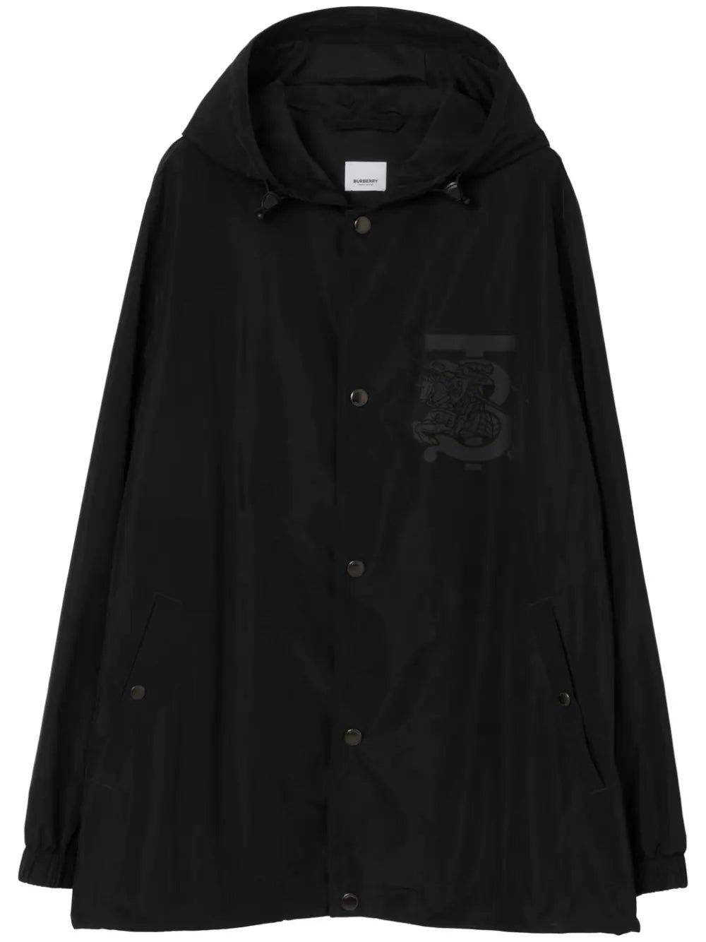Chest Logo-Print Hooded Jacket Burberry оригінал – Купити в Україні – боковий вид
