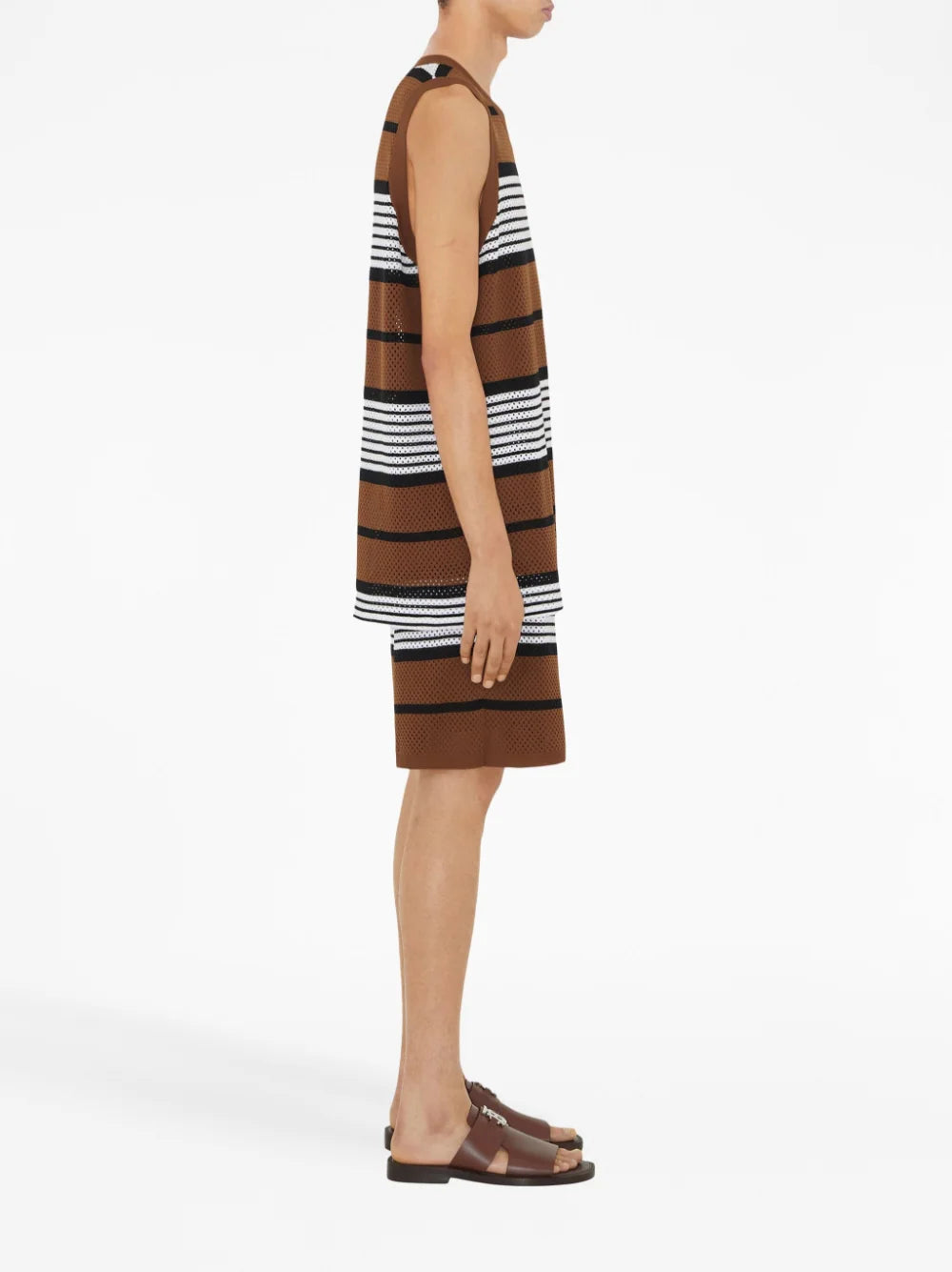 Perforated Striped Bermuda Shorts Burberry оригінал – Купити в Україні – детальний вид