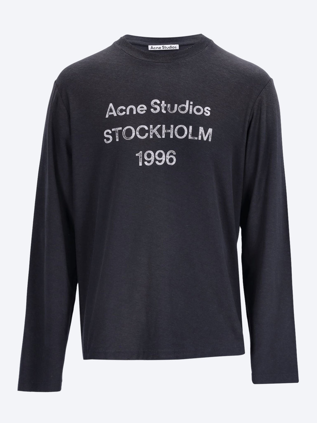 Logo Relaxed Fit Long Sleeve T-Shirt Acne studios оригінал – Купити в Україні – боковий вид