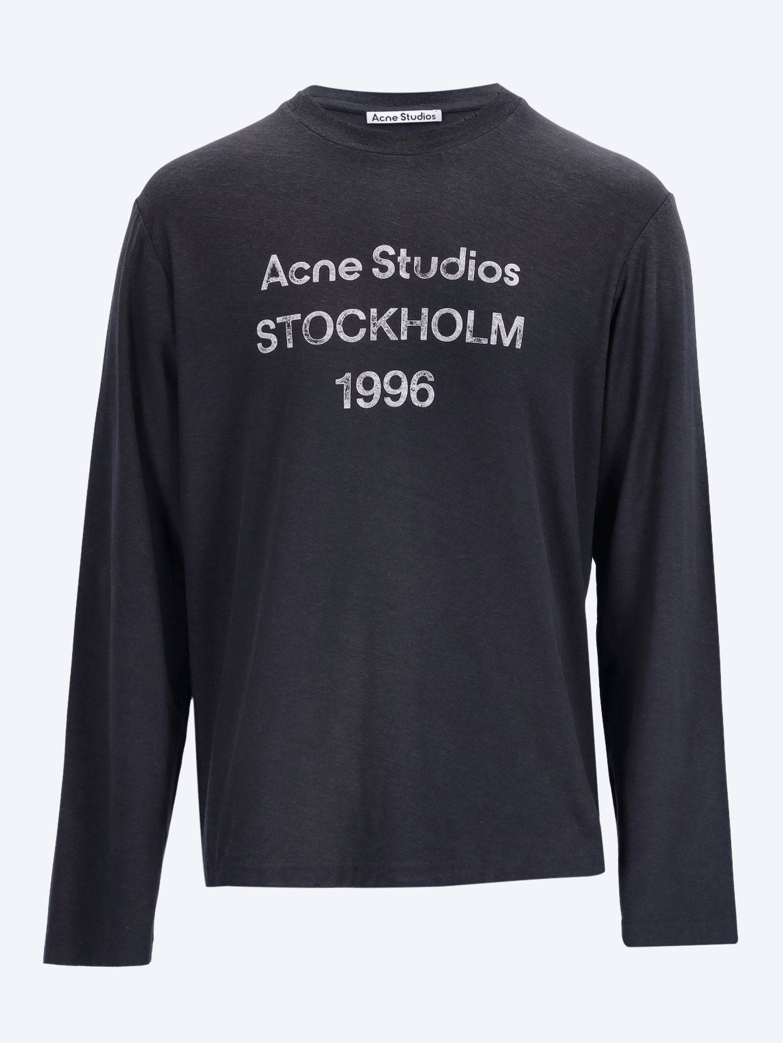 Logo Relaxed Fit Long Sleeve T-Shirt Acne studios оригінал – Купити в Україні – боковий вид