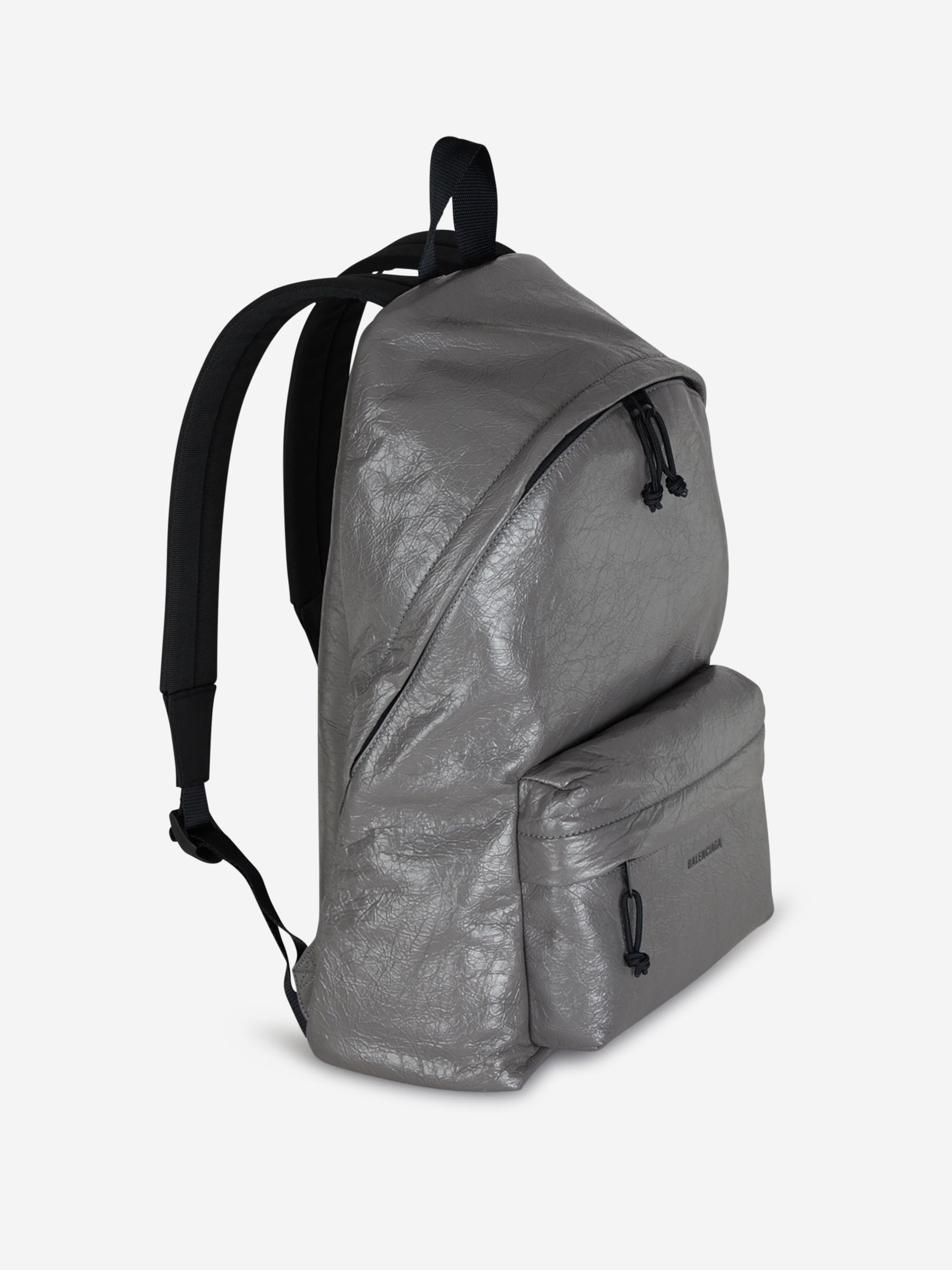 Оригінальна Logo Leather Backpack Balenciaga – вид ззаду