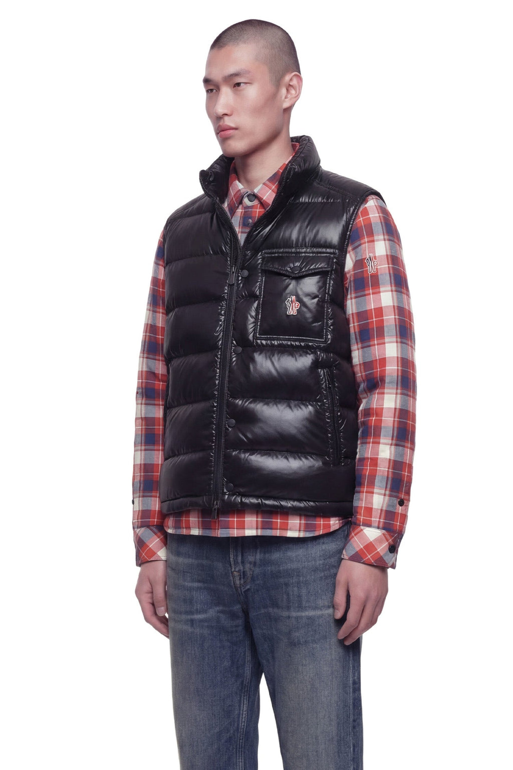 Оригінальна Uychi Short Down Vest Moncler – вид ззаду