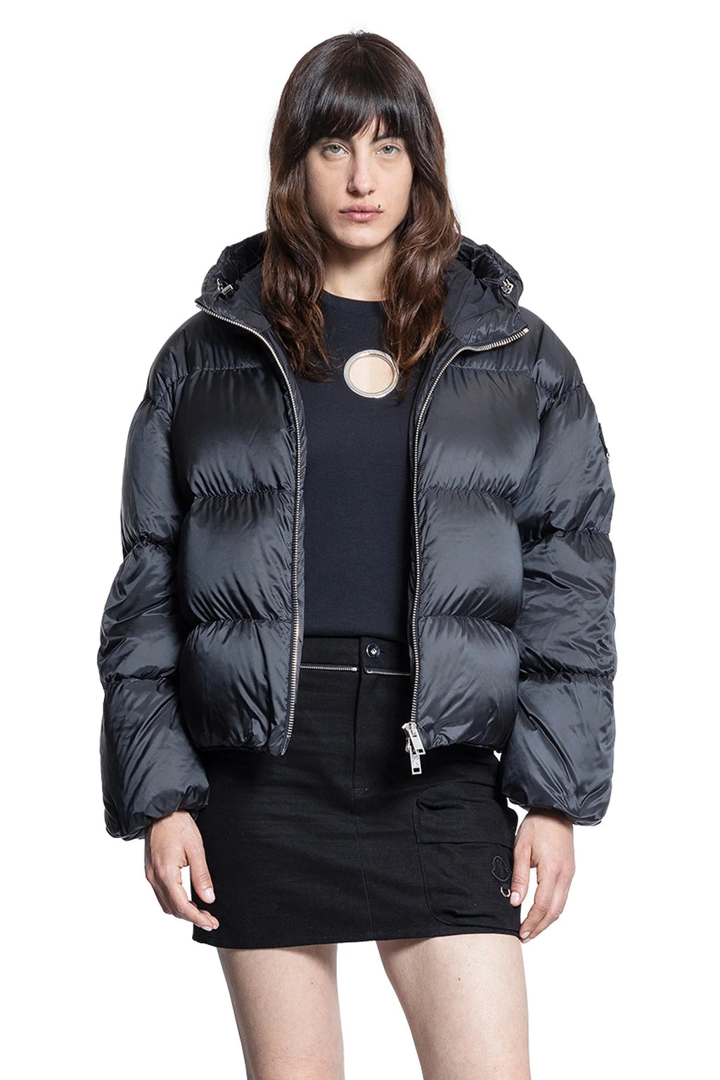 Skaara Short Down Jacket Moncler – Гарантія оригінальності – боковий вид