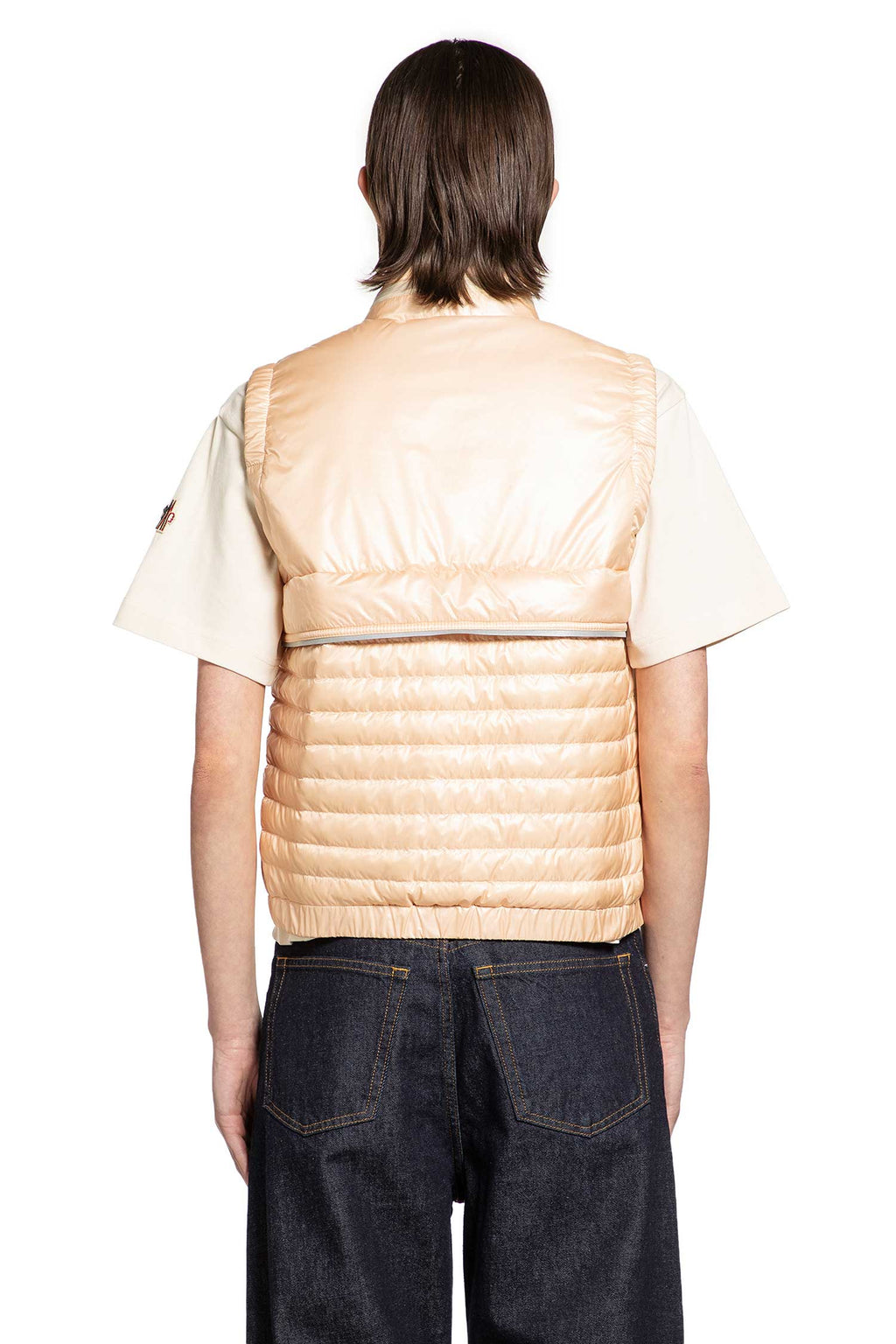 Gumiane Hooded Down Gilet Moncler – Гарантія оригінальності – збільшений вид