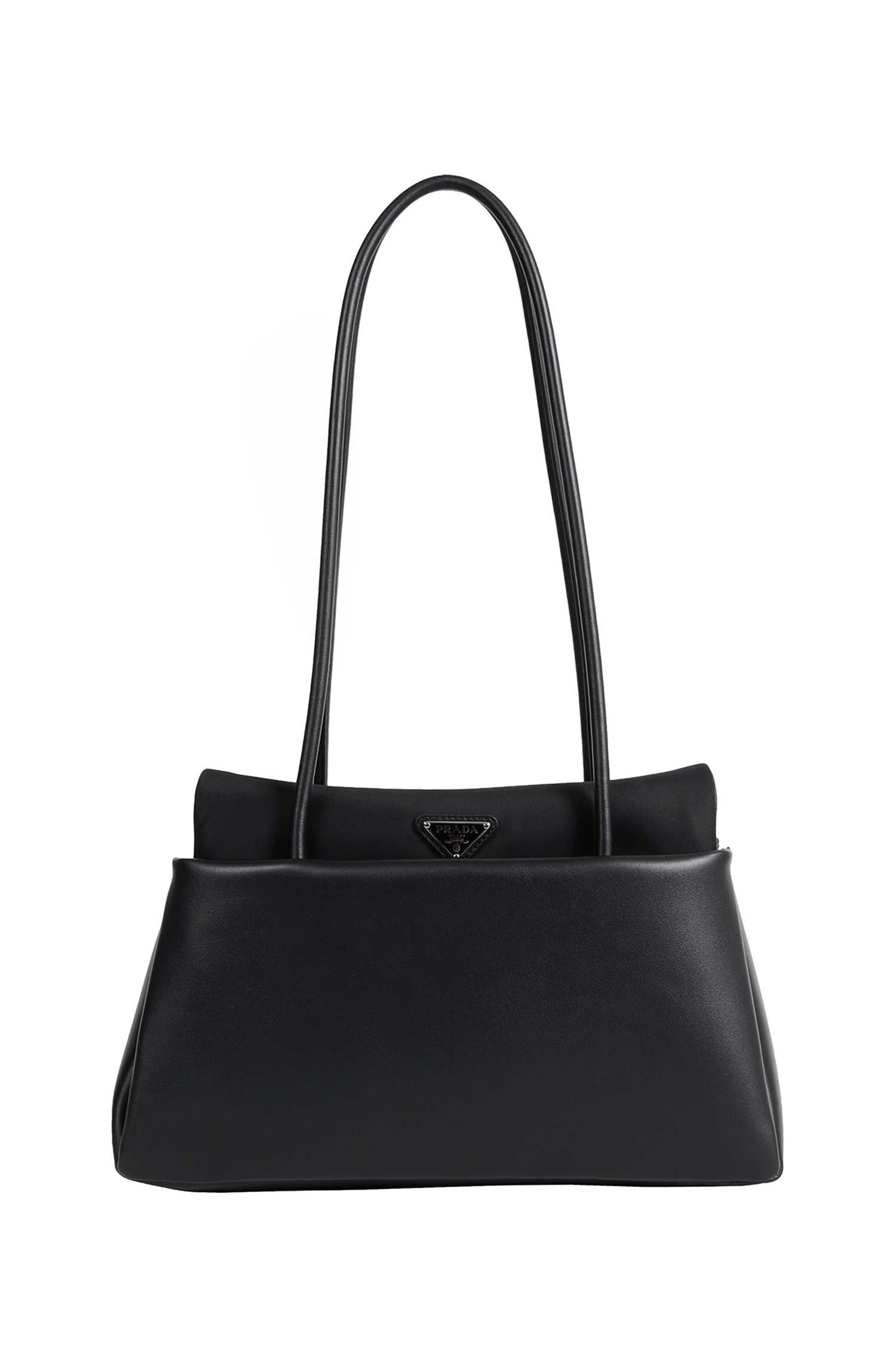 Passage Medium Leather Bag Prada – Гарантія оригінальності – боковий вид