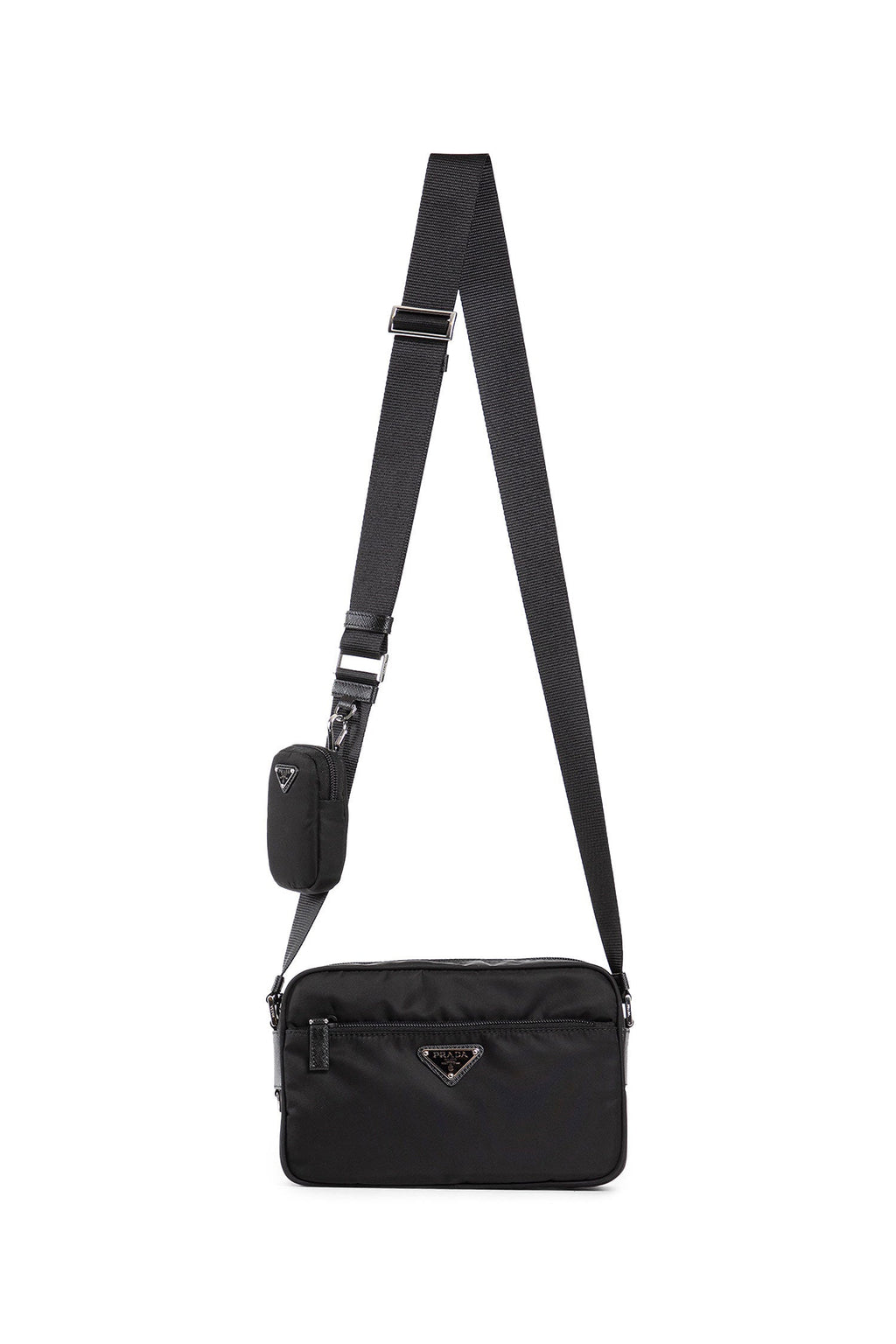 Re-Nylon Camera Bag Prada – Гарантія оригінальності – боковий вид