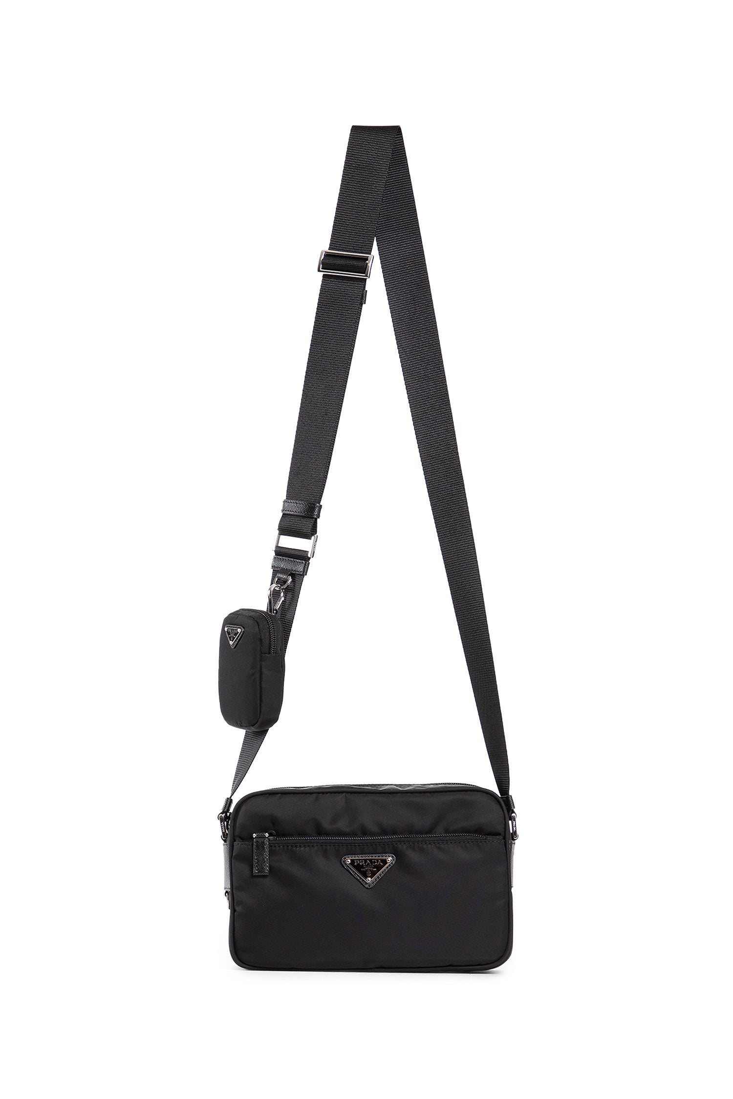 Re-Nylon Camera Bag Prada – Гарантія оригінальності – боковий вид