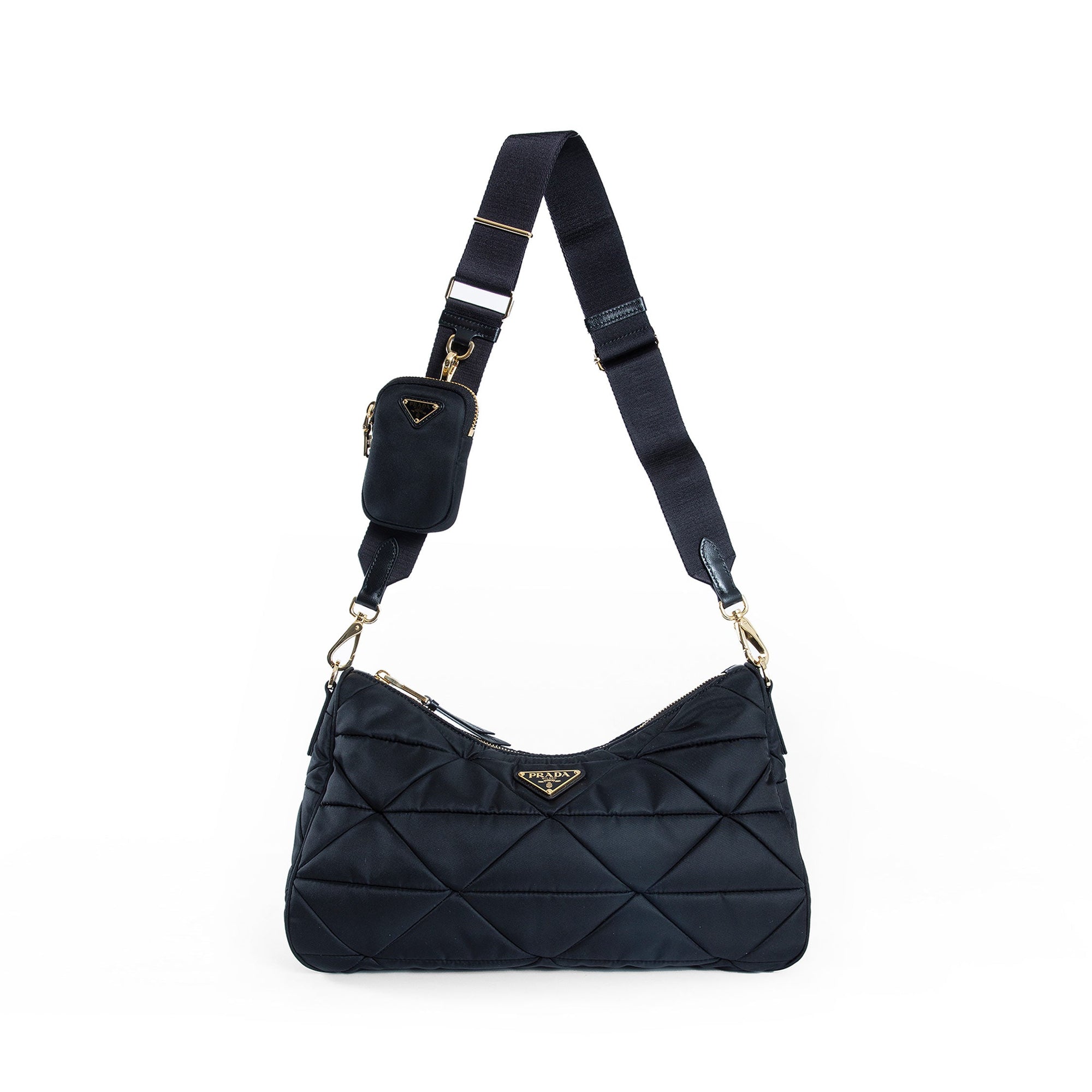Large Padded Re-Nylon Bag Prada – Гарантія оригінальності – збільшений вид