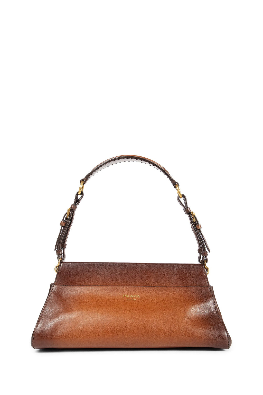 Enchaîné Medium Leather Bag Prada – Гарантія оригінальності – боковий вид