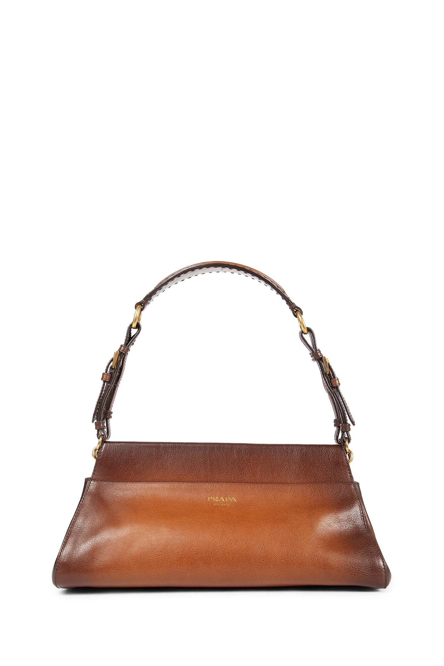 Enchaîné Medium Leather Bag Prada – Гарантія оригінальності – боковий вид