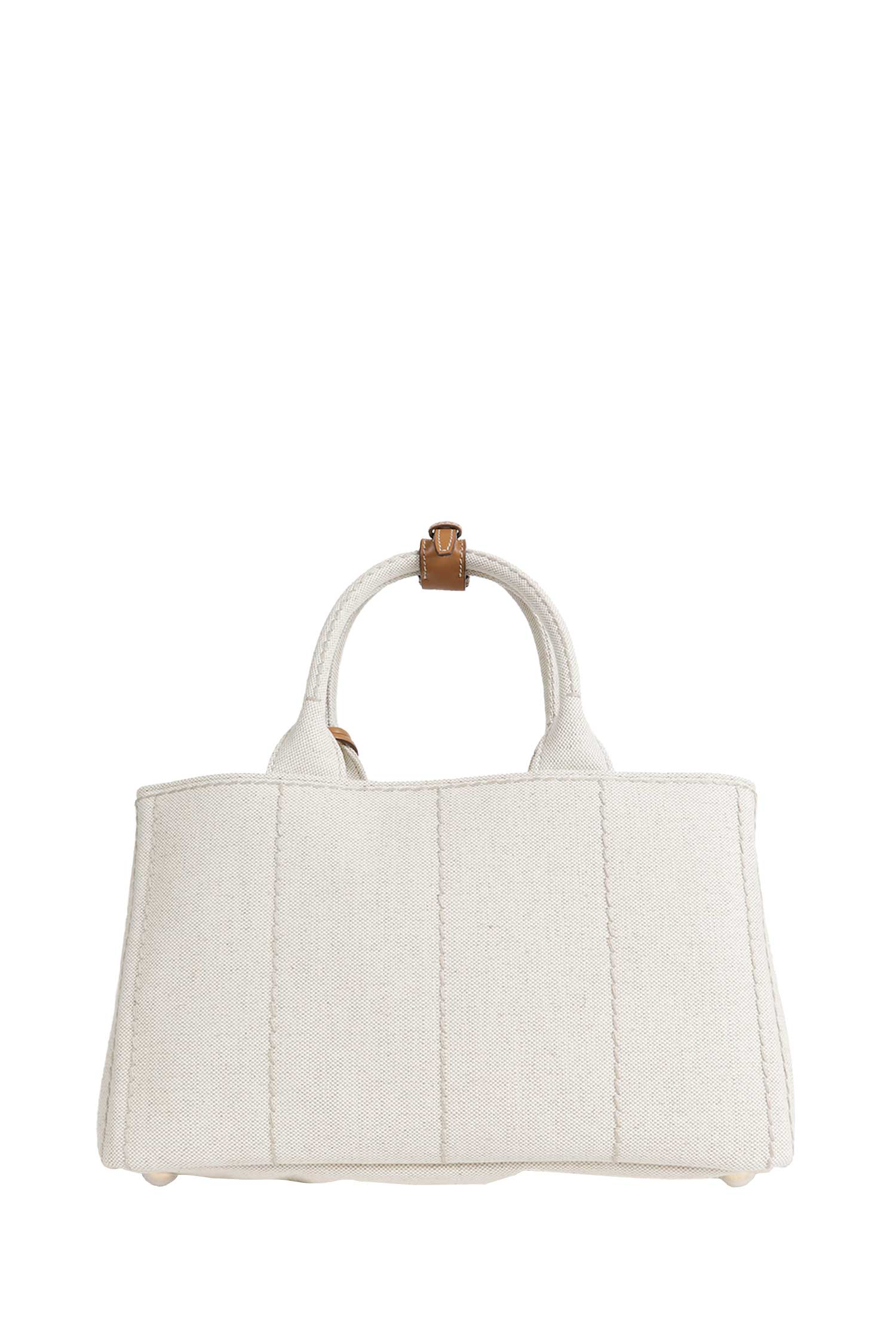 Jardinière Large Linen Blend Handbag Prada – Гарантія оригінальності – детальний вид