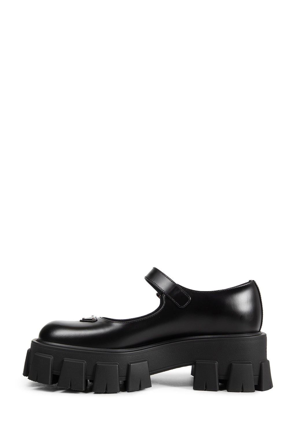Brushed Leather Monolith Mary Janes Prada оригінал – Купити в Україні – збільшений вид